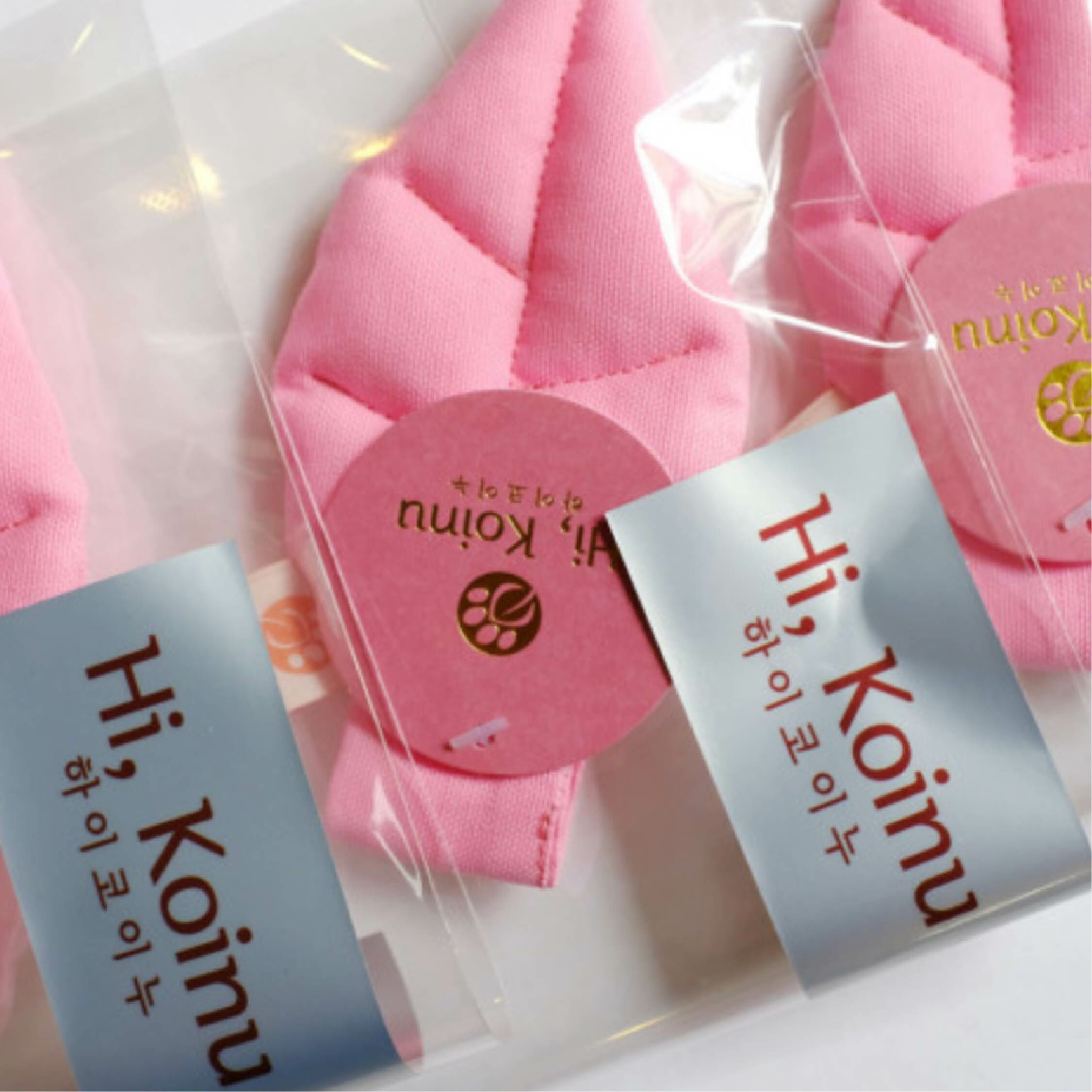 HIKOINU - 韓國胸背裝飾 - 粉色葉子