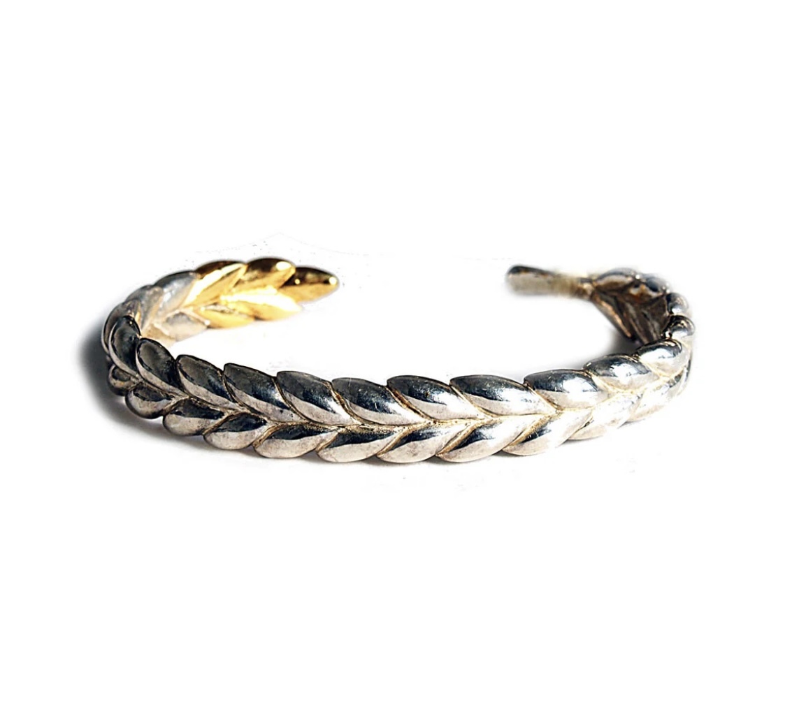 WHEAT GOLD COAT BANGLE