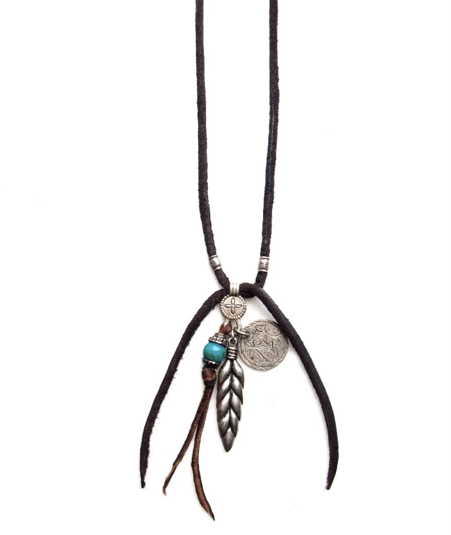 WHEAT NATIVE TQS NECKLACE