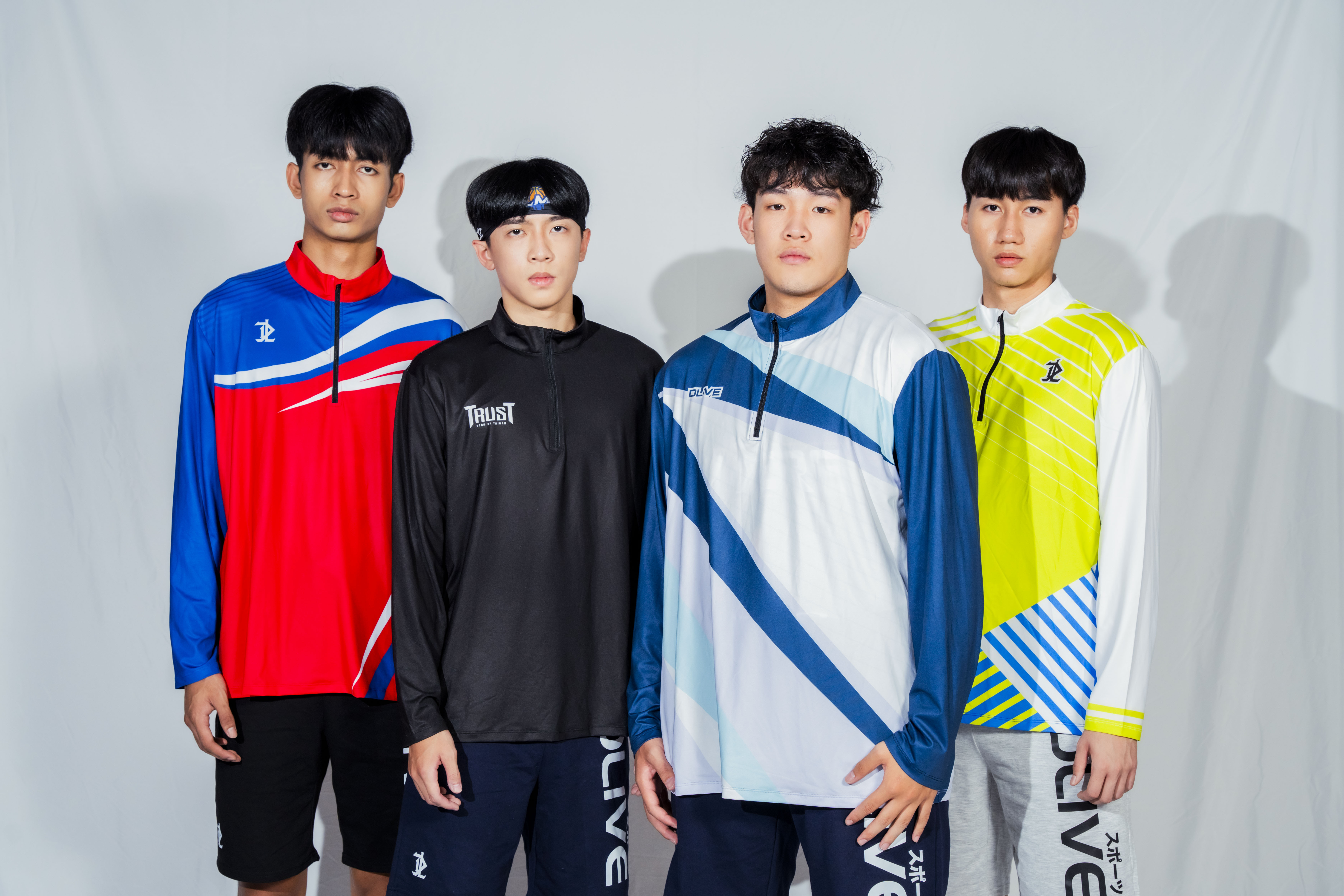 昇華超彈性纖維長袖POLO衫 (共5款)(預購款)