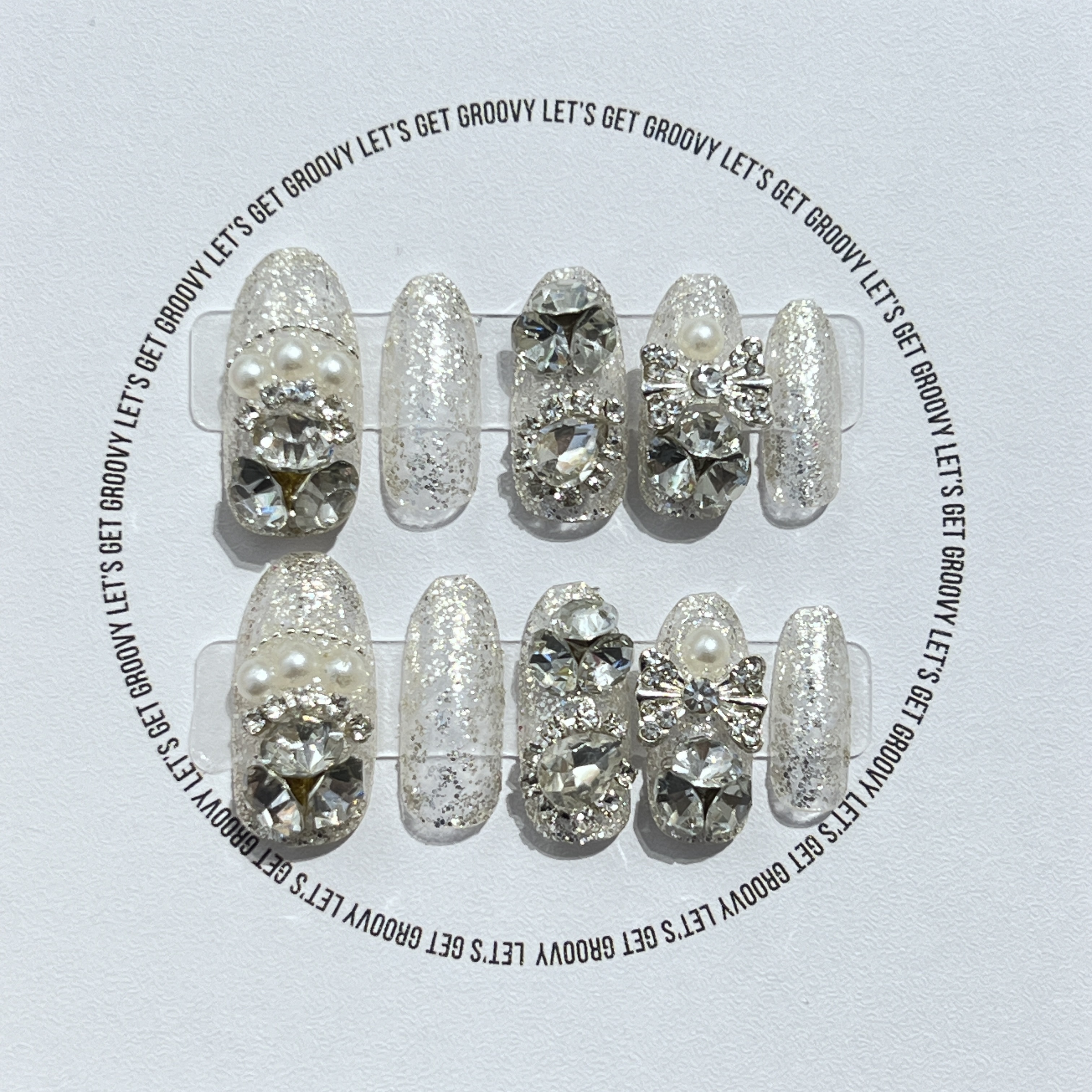 Slay ︳Silver Sparkling。Luxury Big Charms