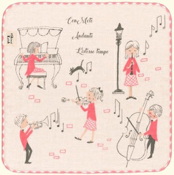 【音樂小物】音樂手帕（街角）