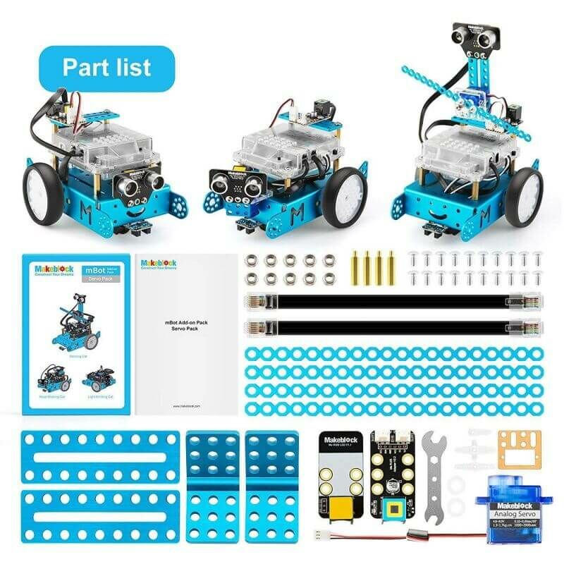 Makeblock mBot Add-on Pack 3-in-1 Servo Cat Robot