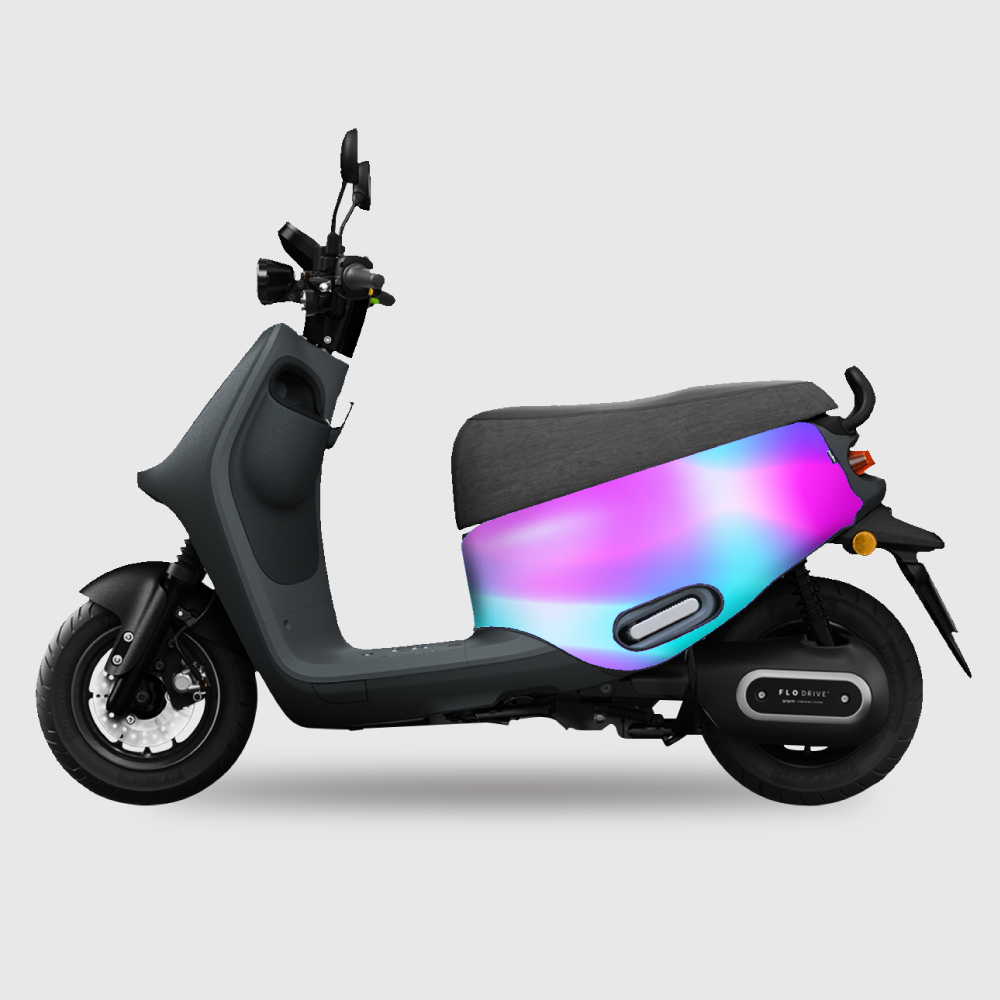 GOGORO VIVAMIX｜雙面車身防刮保護套【夜間炫彩反光款】