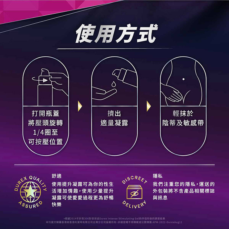 杜蕾斯｜威而柔 情趣提升凝露 10ml