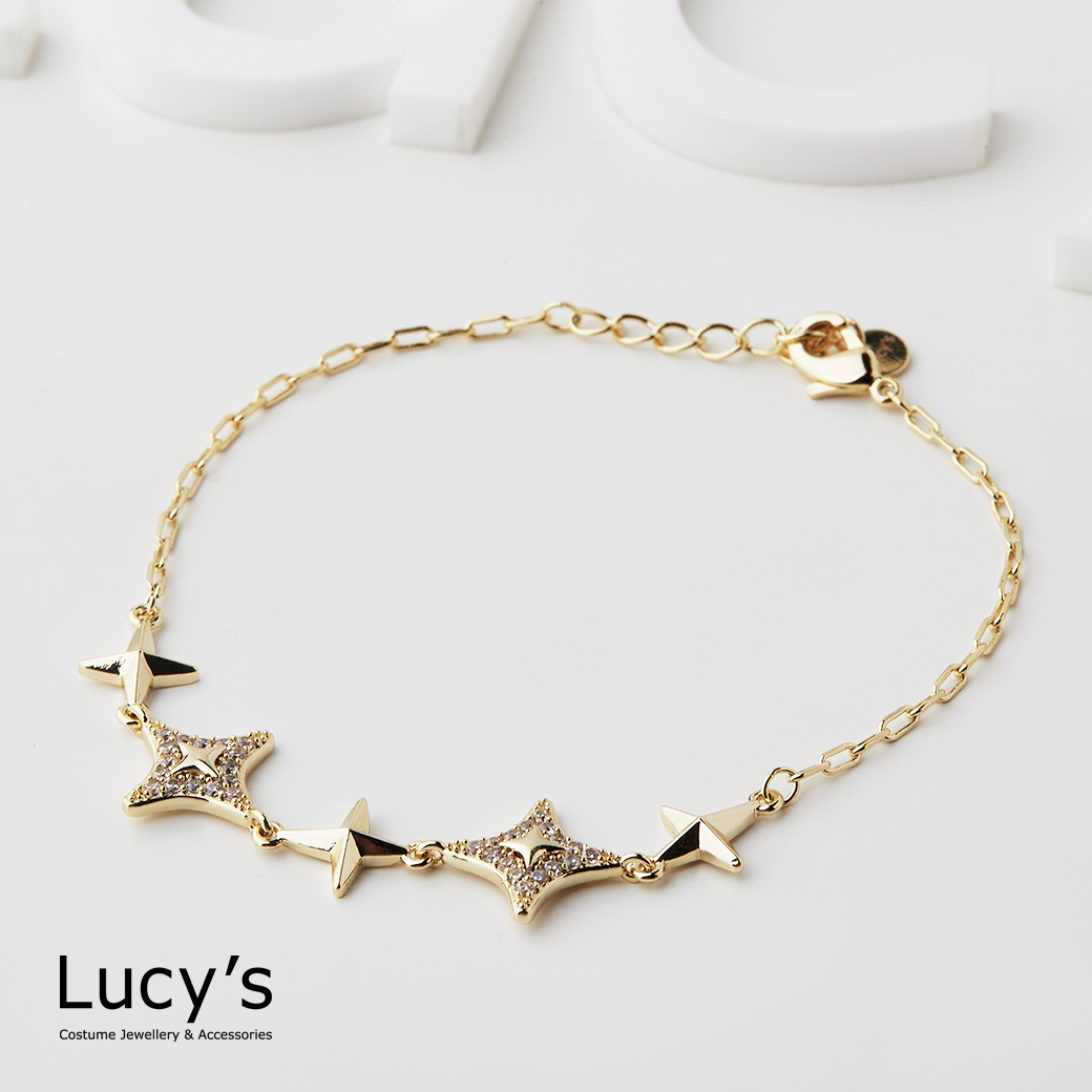 時尚星芒 手鍊 (二色) (120616/120617)