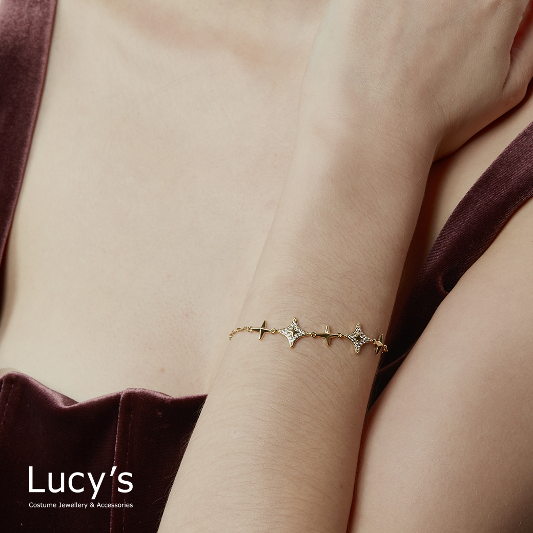 時尚星芒 手鍊 (二色) (120616/120617)