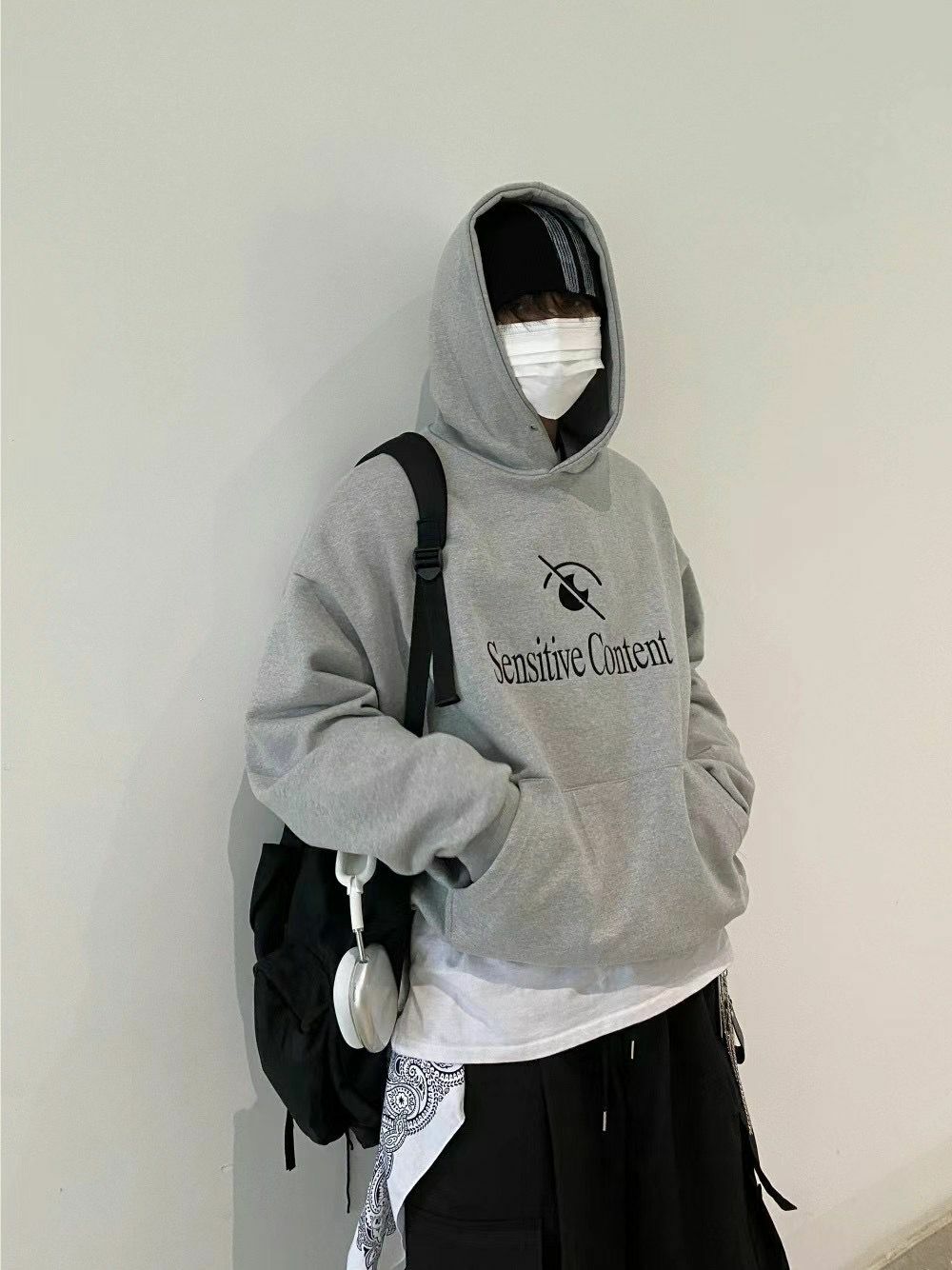 英文字連帽衛衣 PULSE-111T