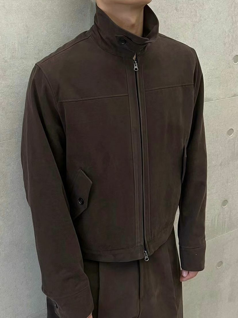 淨色反領拉鍊外套 PULSE-114JK