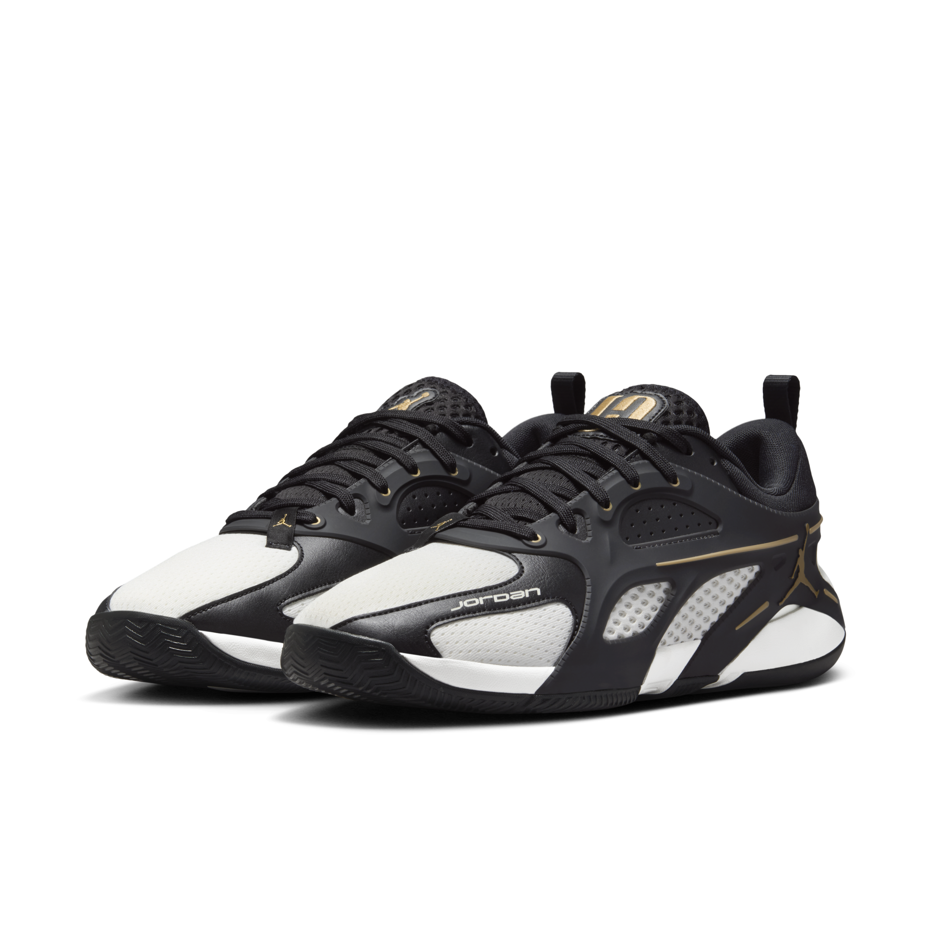 男鞋 NIKE JORDAN HEIR PF "Classic" 黑米金 可抽換中底 輕量 透氣 籃球鞋【FQ3859-007】