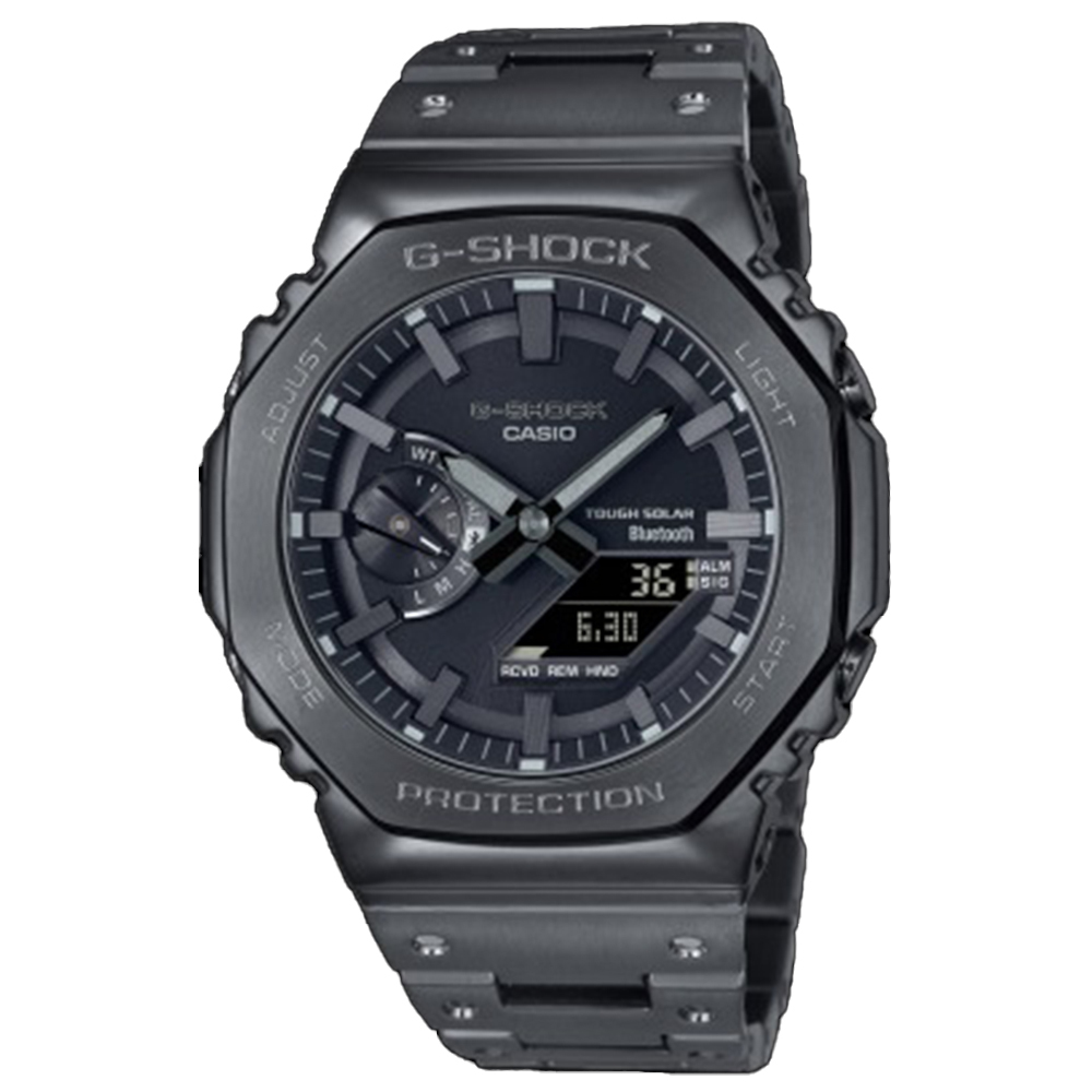 【CASIO G-SHOCK】 GM-B2100BD 雙顯 街頭潮流 時尚 計時器 日曆 碼錶 鬧鈴 太陽能 手錶-
