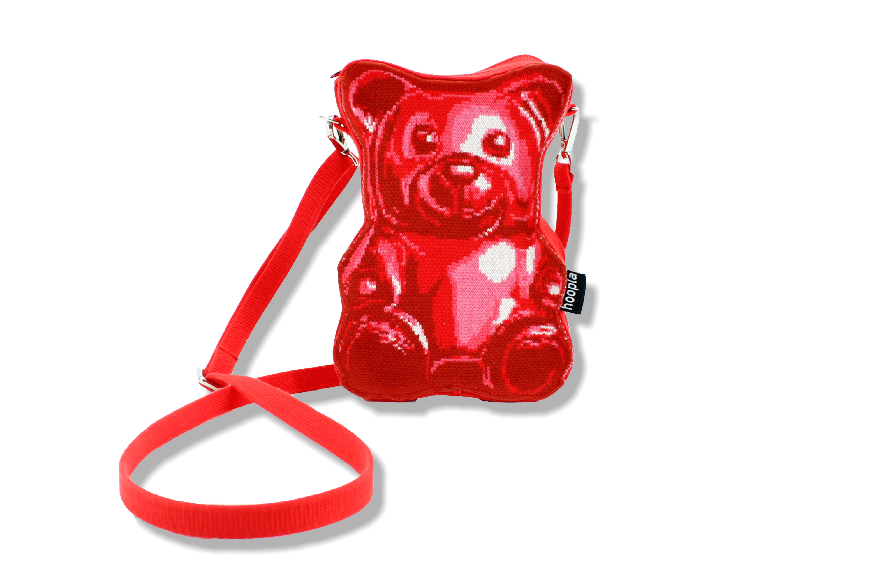 熊仔糖斜孭袋 - 紅