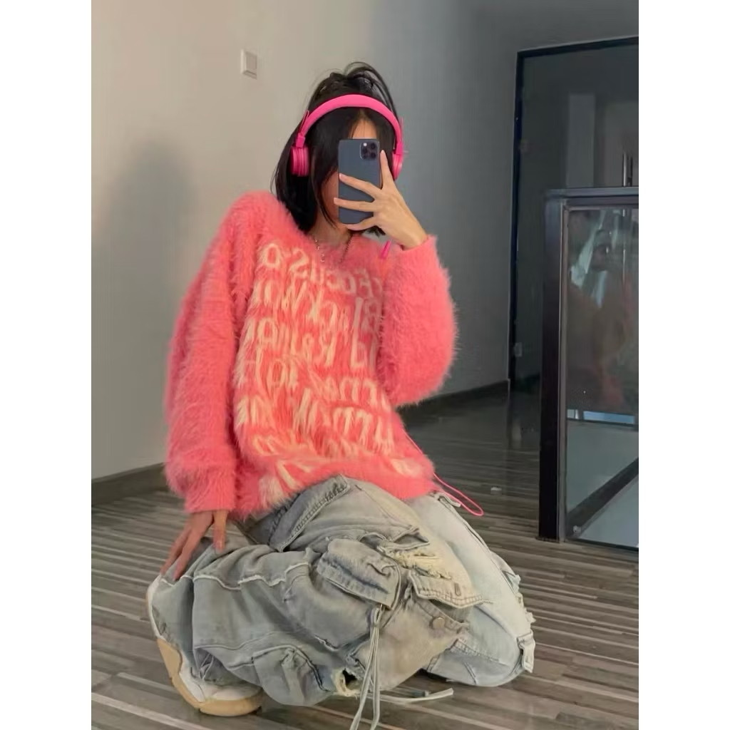 (GOAL) RVNTENG 破壞飄帶抽繩 口袋牛仔褲 1358