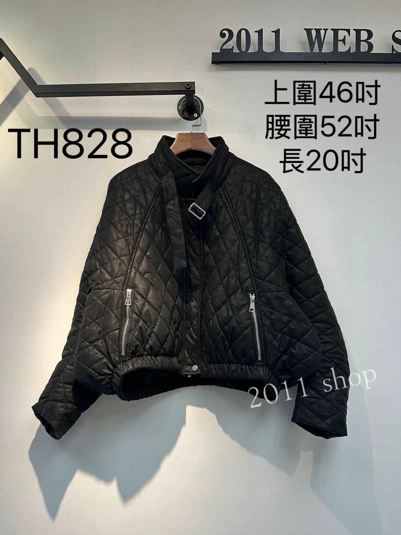 蝕本價*不設優惠*型格仿皮外套 上圍46吋 腰圍52吋 長20吋 TH828