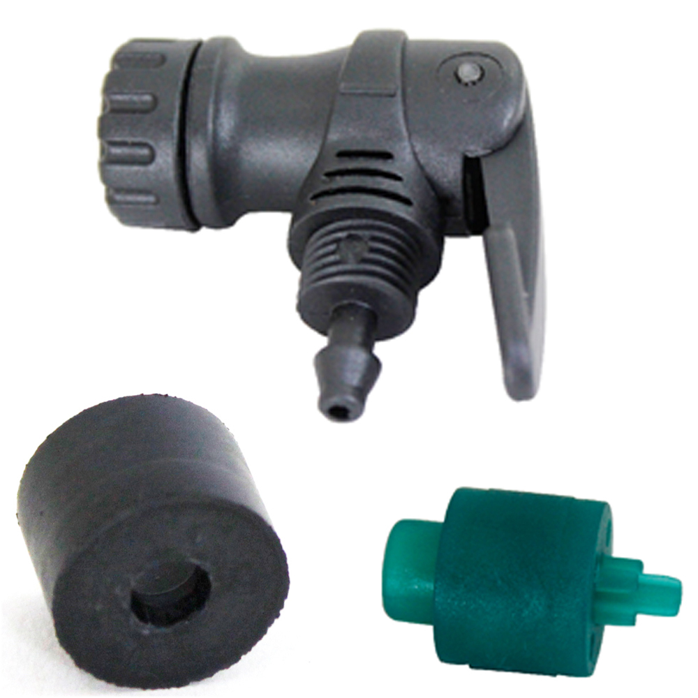 omax直立式打氣筒氣嘴頭配件組(GIYO品牌適用氣嘴組合)