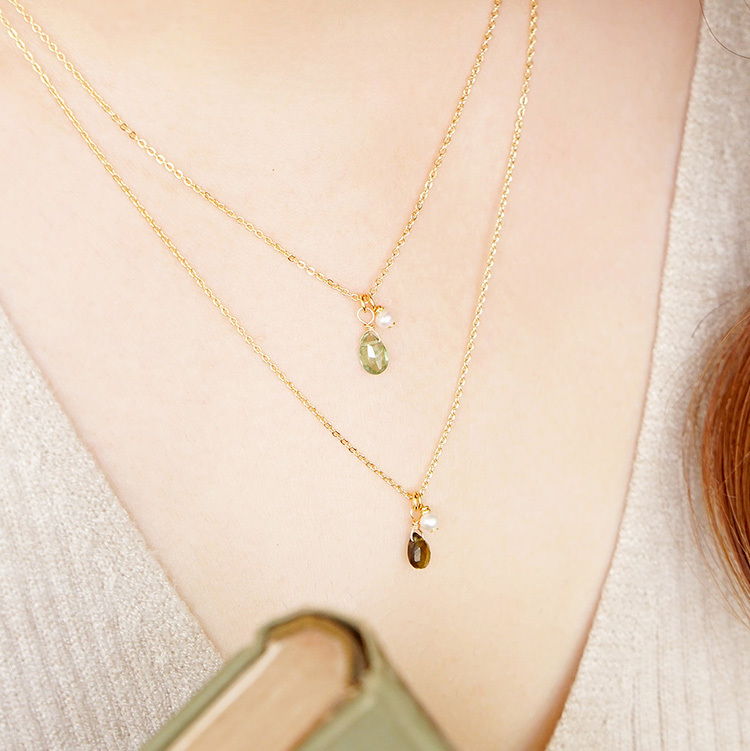 魅力寶石 – 綠碧璽 – 項鍊