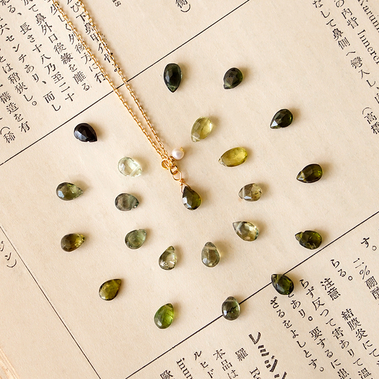 魅力寶石 – 綠碧璽 – 項鍊