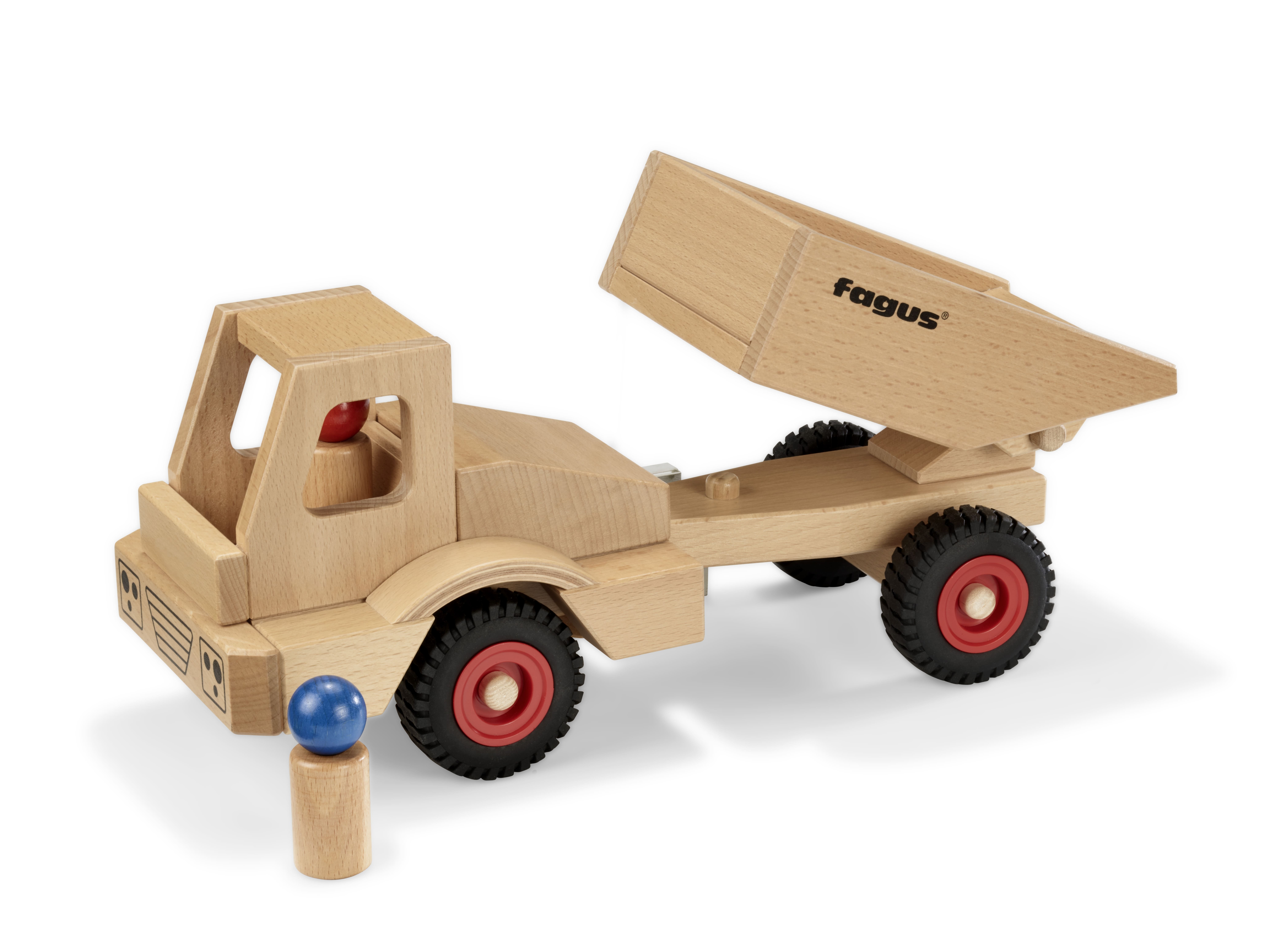 Fagus Wooden Toys - 輪式傾倒車- Mini Lighters