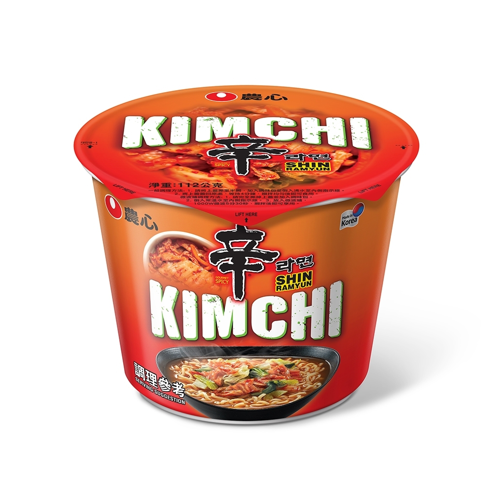 韓國 農心 辛辣白菜 大碗麵 112g