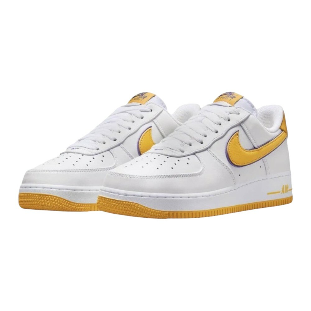Kobe Bryant x Nike Air Force 1 Low Home 白 黃勾 低筒 聯名款 休閒鞋 男鞋 FZ1151-100