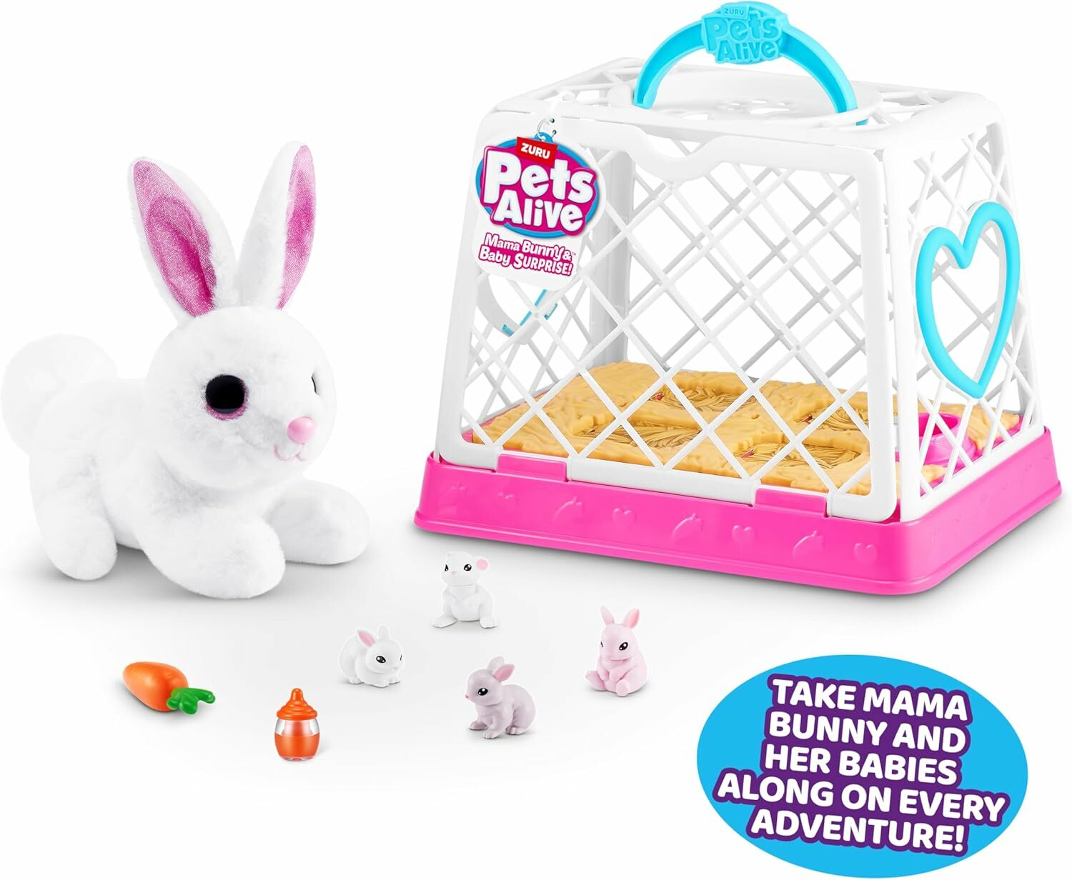 ZURU 彩虹角角兒-  媽咪寶貝驚喜兔(內容物有隨機要素)