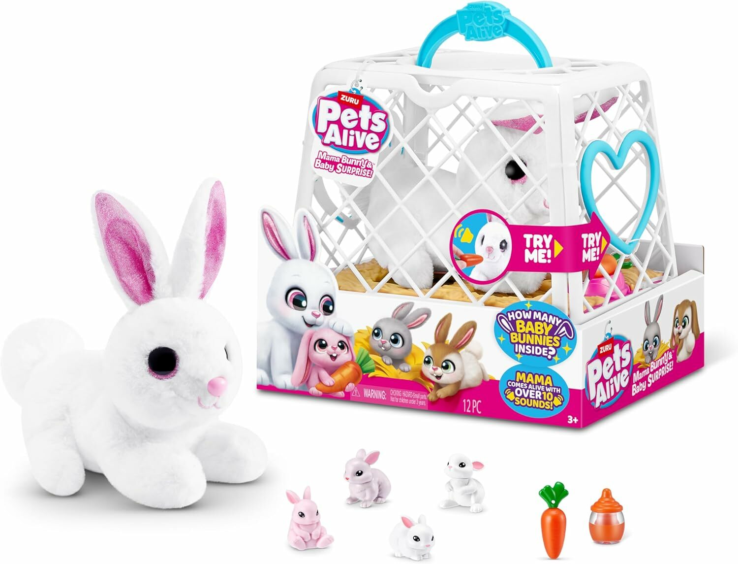 ZURU 彩虹角角兒-  媽咪寶貝驚喜兔(內容物有隨機要素)