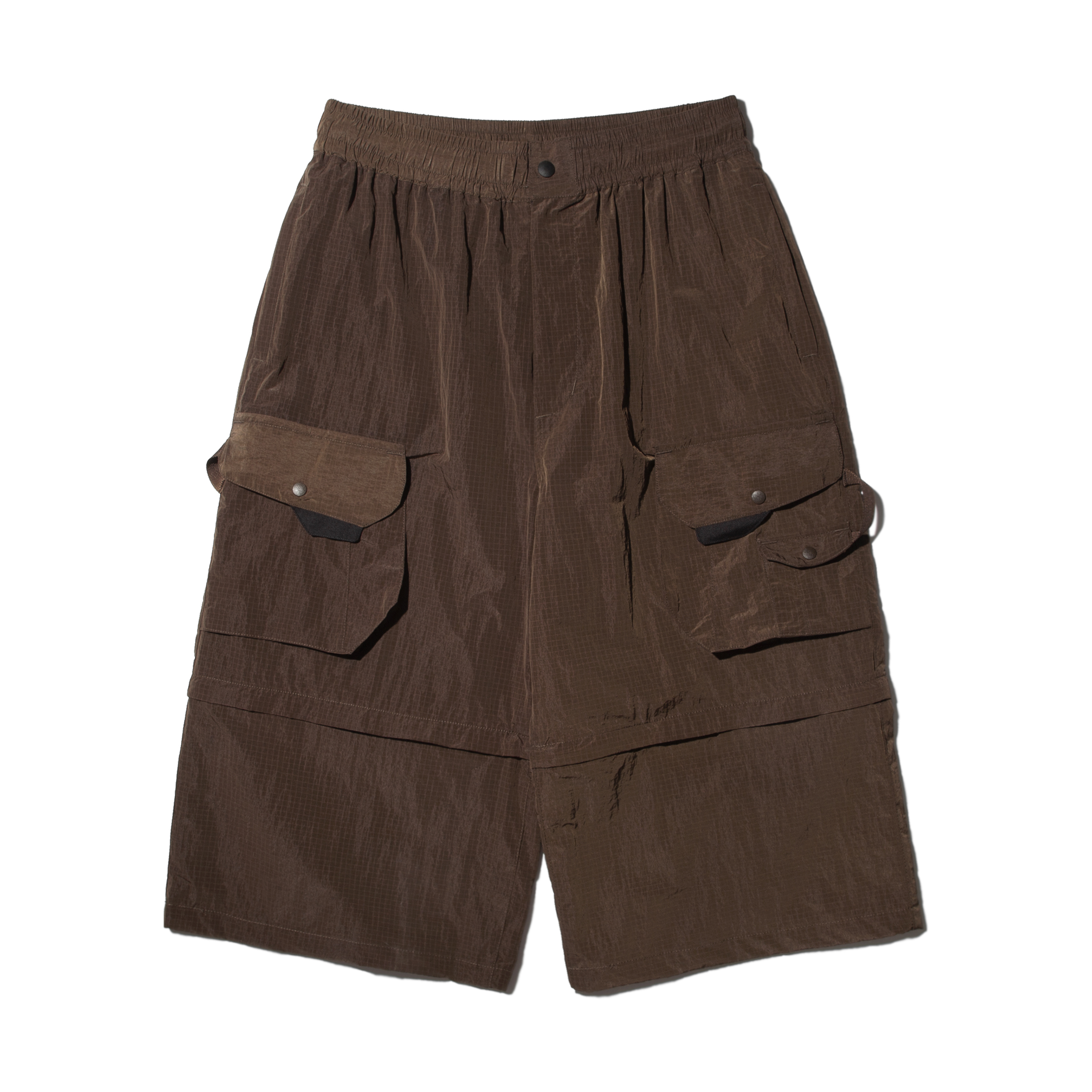 4dimension X The Internatiiional / Uniform Cropped Pants -Brown (INTL-T2G)
