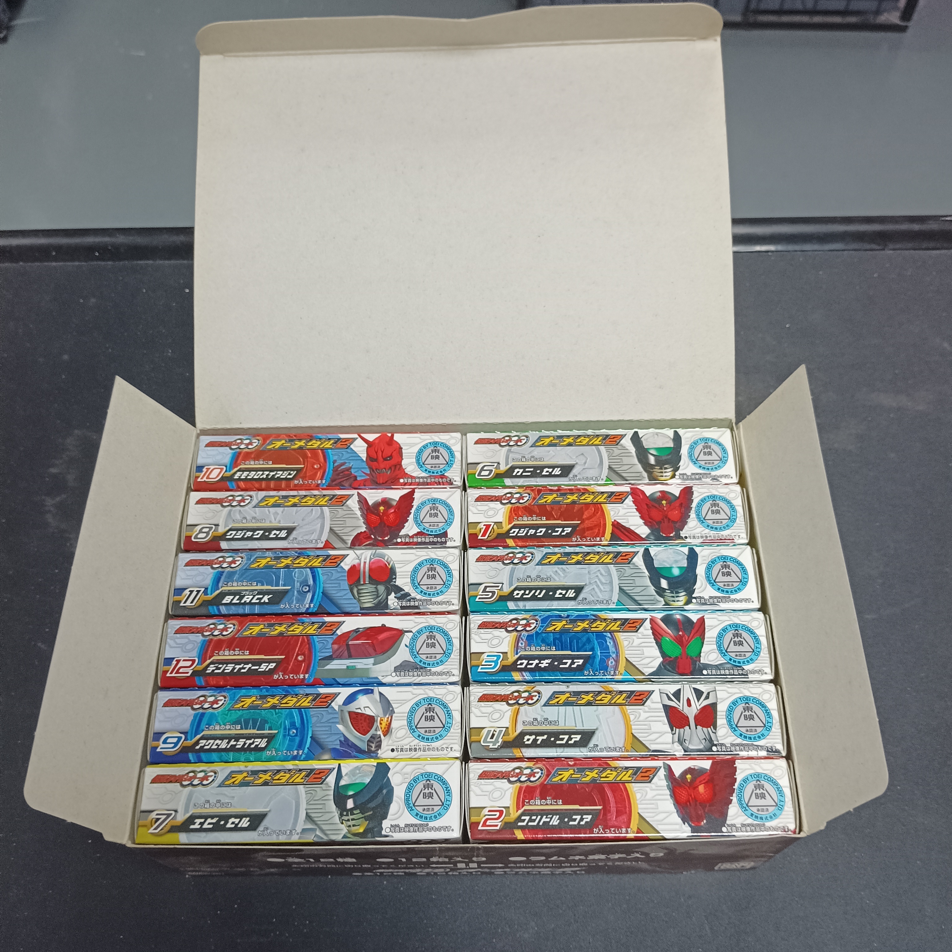 寄賣-幪面超人-盒玩 ooo 硬幣vol.2 一套12種