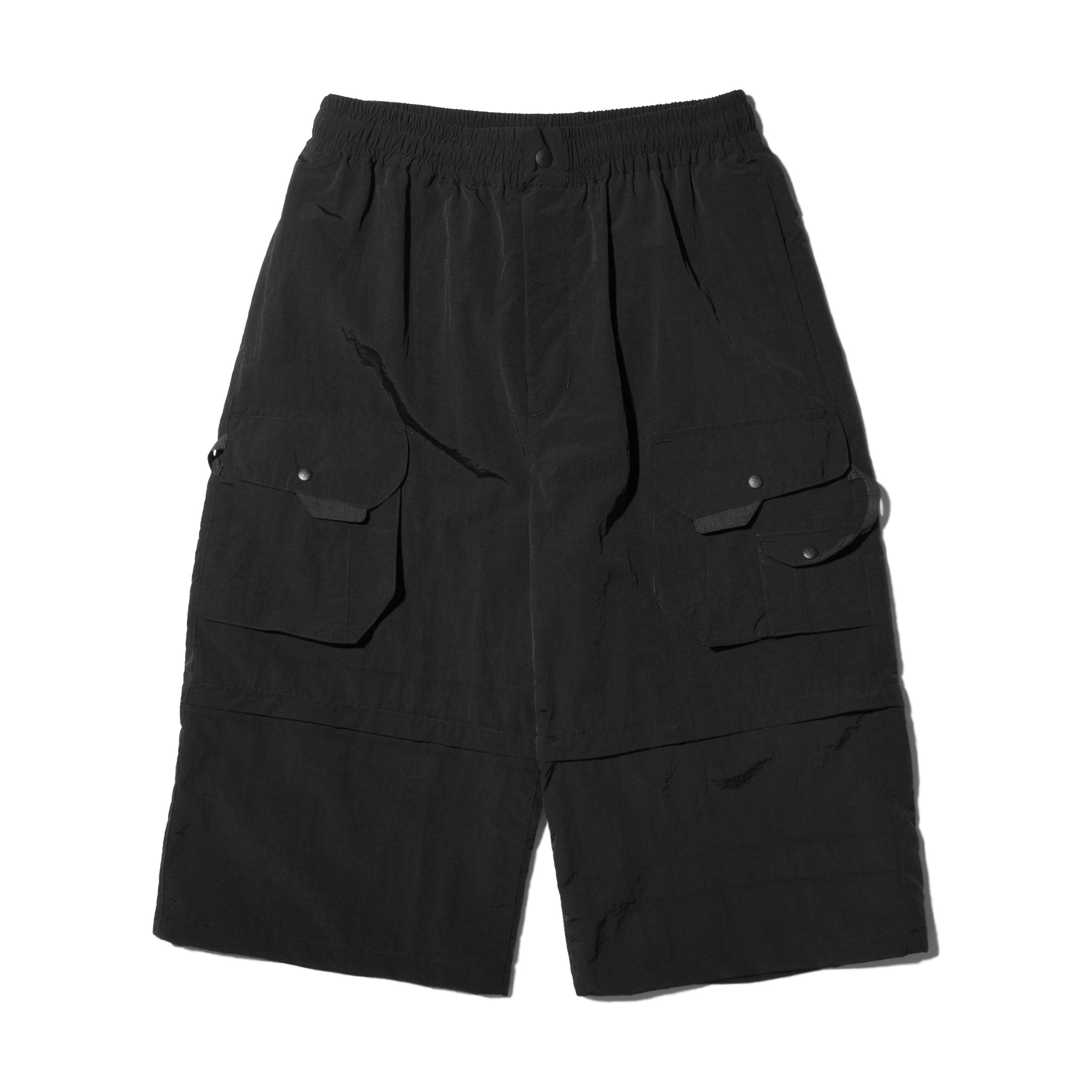 4dimension X The Internatiiional / Uniform Cropped Pants -Black (INTL-T2B)