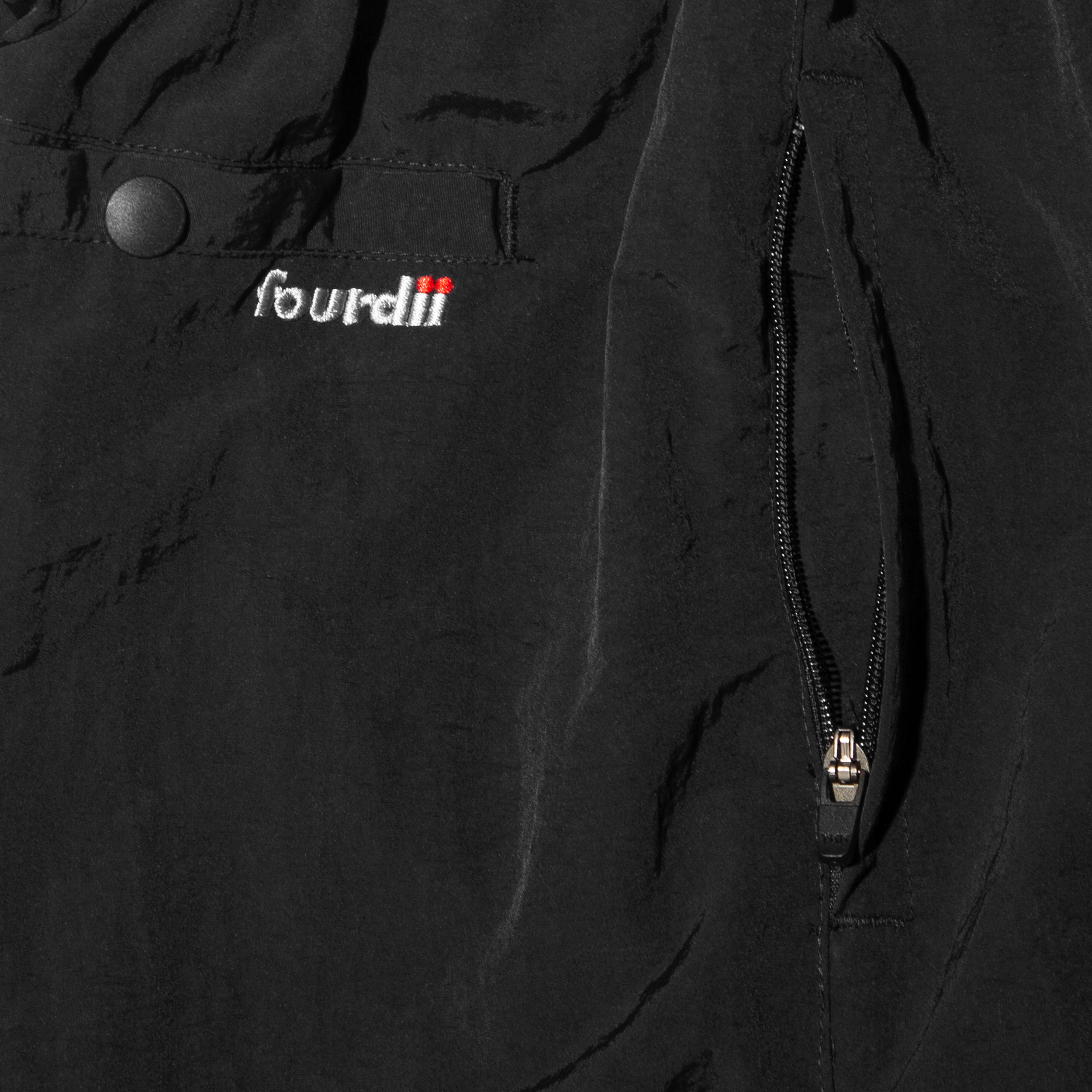 4dimension X The Internatiiional / Uniform Cropped Pants -Black (INTL-T2B)