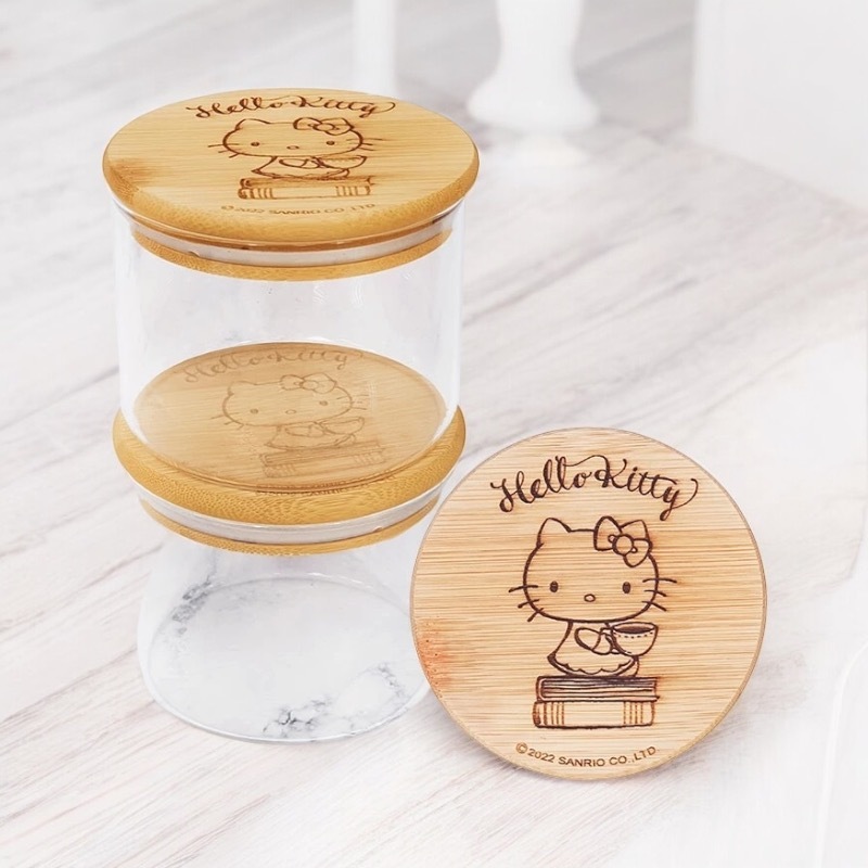 23033-KT Sanrio Hello Kitty 玻璃密封罐 S size #KM23