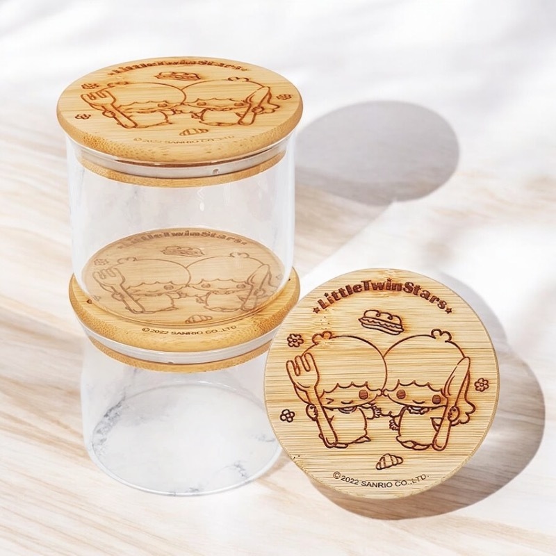 23033-TS Sanrio Little Twin Stars 玻璃密封罐 S size #KM23