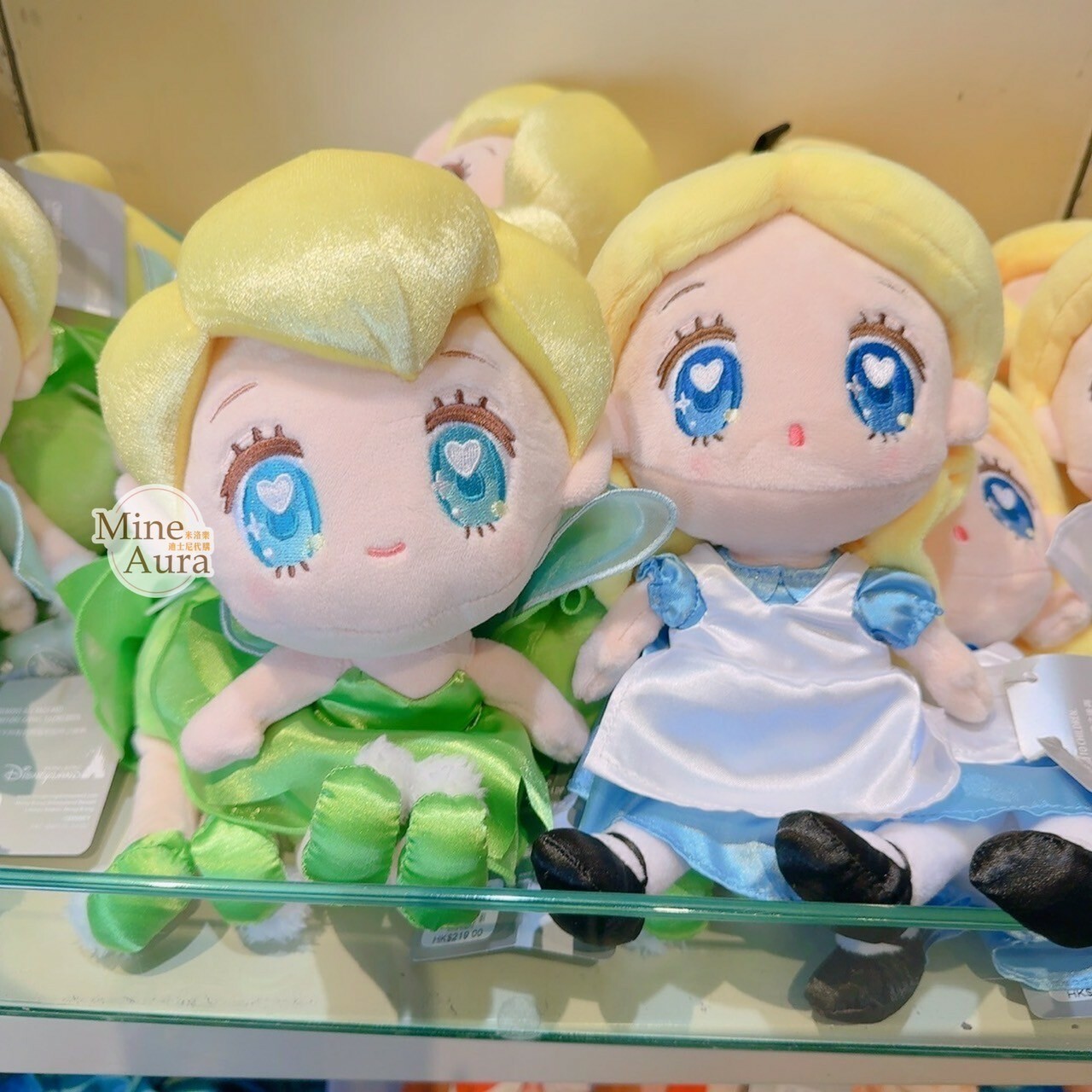 Q萌公主系列 愛麗絲 Alice 愛心眼睛 愛心眼睛 娃娃 玩偶 愛麗絲夢遊仙境 Alice in Wonderland -香港迪士尼樂園