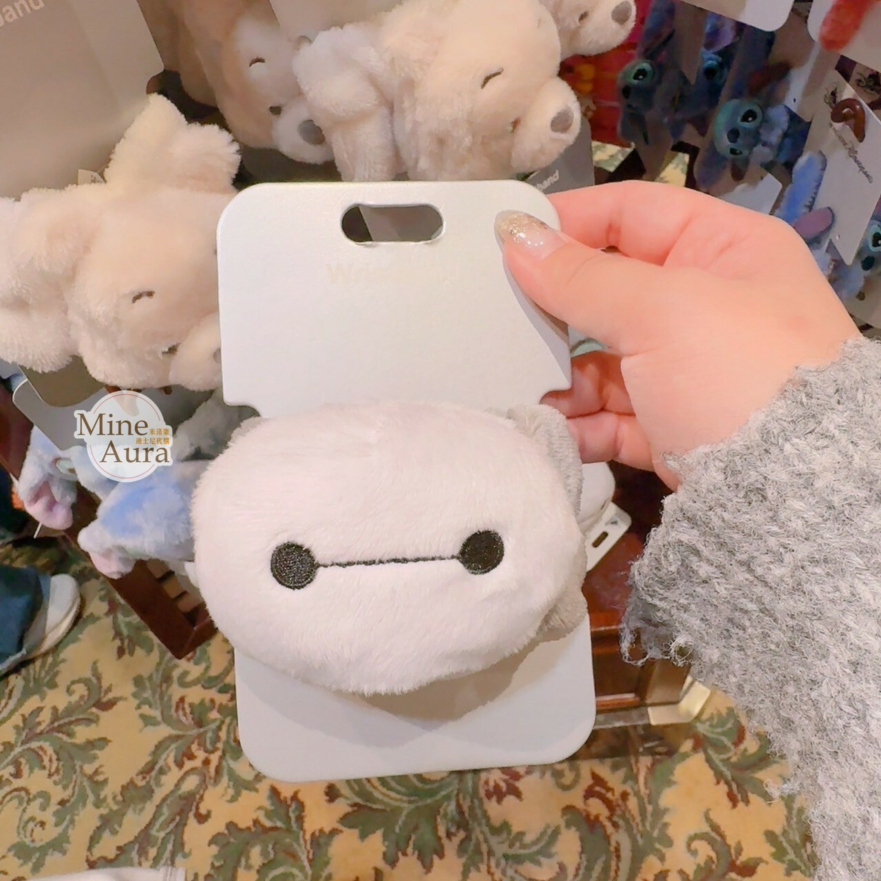 杯麵 Baymax 絨毛大頭 造型 髮束 大腸圈 髮飾 大英雄天團 Big Hero 6 -香港迪士尼樂園