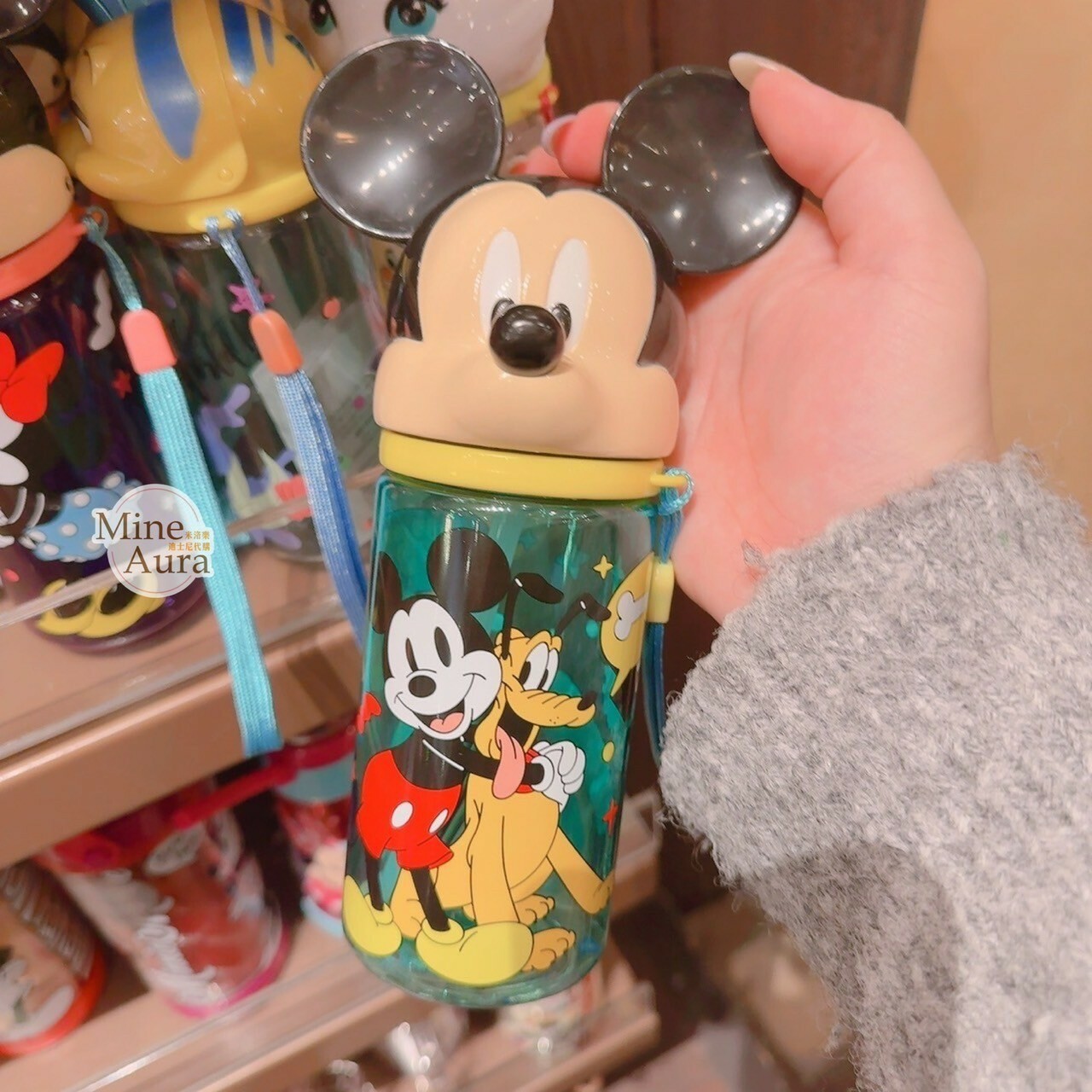 米奇 Mickey 立體大頭造型 水壺 -香港迪士尼樂園