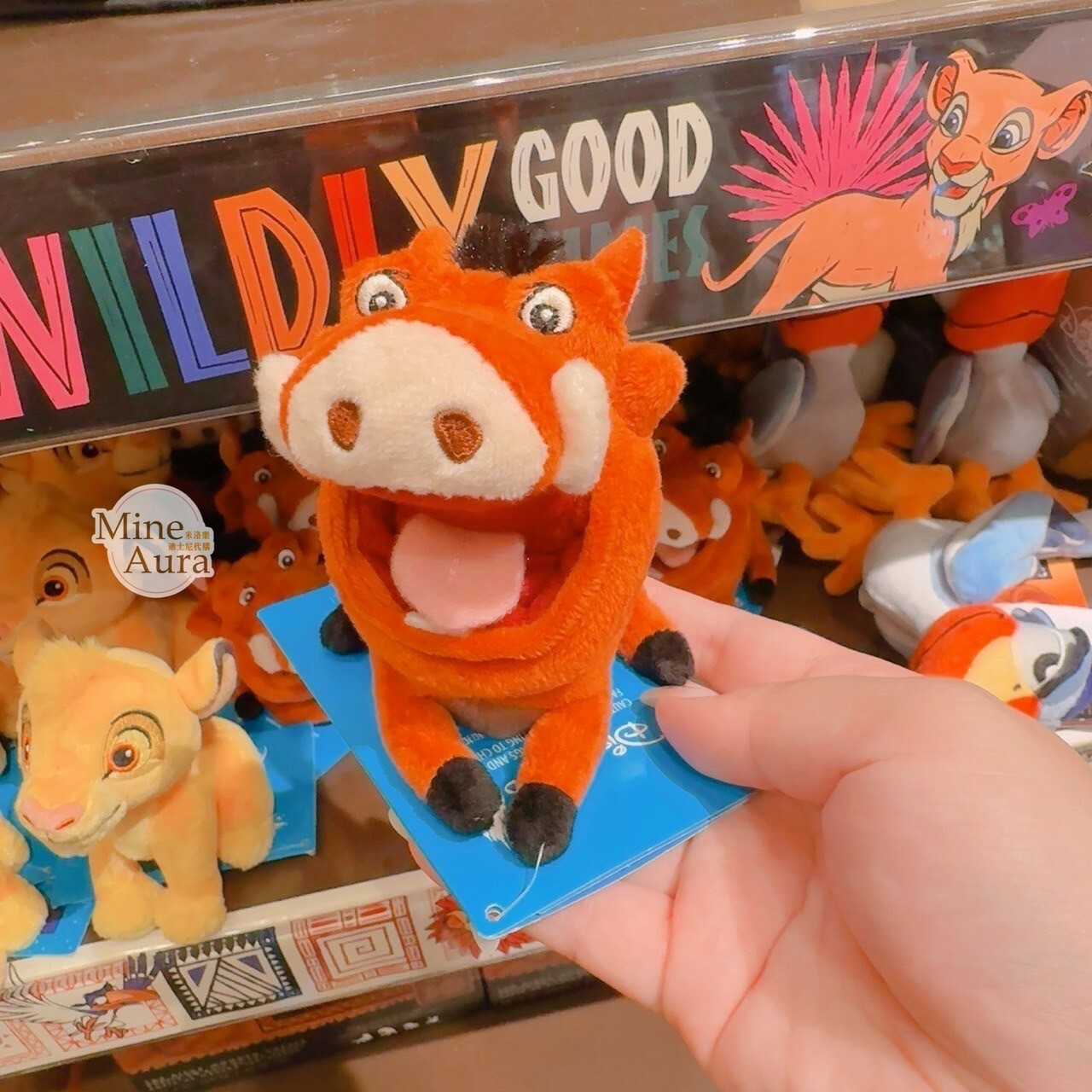 彭彭 磁鐵 坐肩 絨毛 娃娃 公仔 獅子王 The Lion King -香港迪士尼樂園