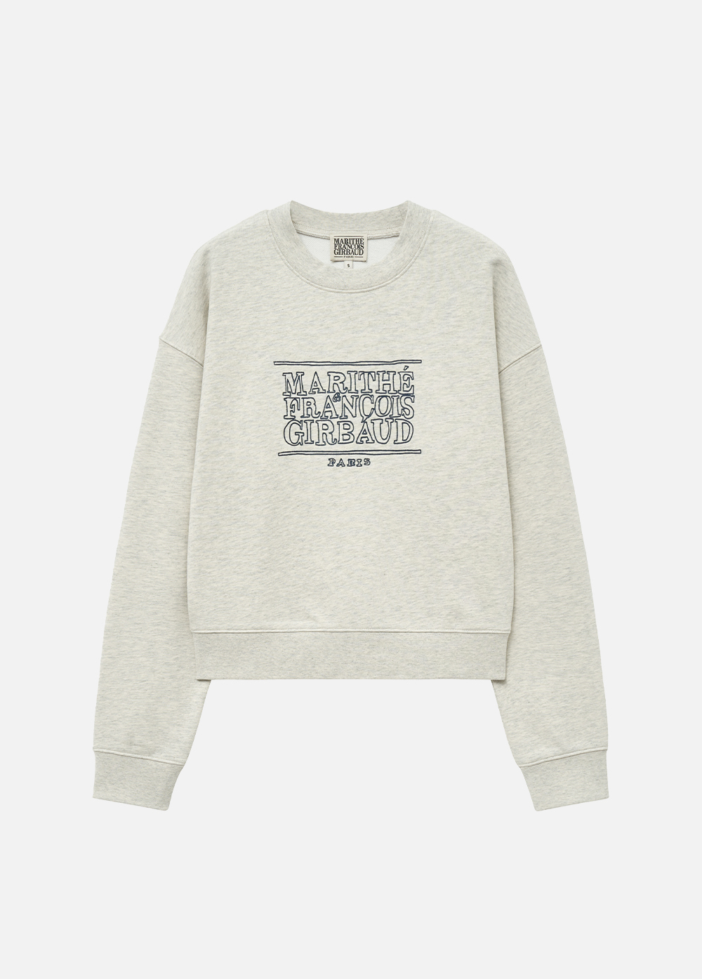 <韓國代購> MARITHE FRANCOIS GIRBAUD W DOODLE CLASSIC LOGO CROP SWEATSHIRT