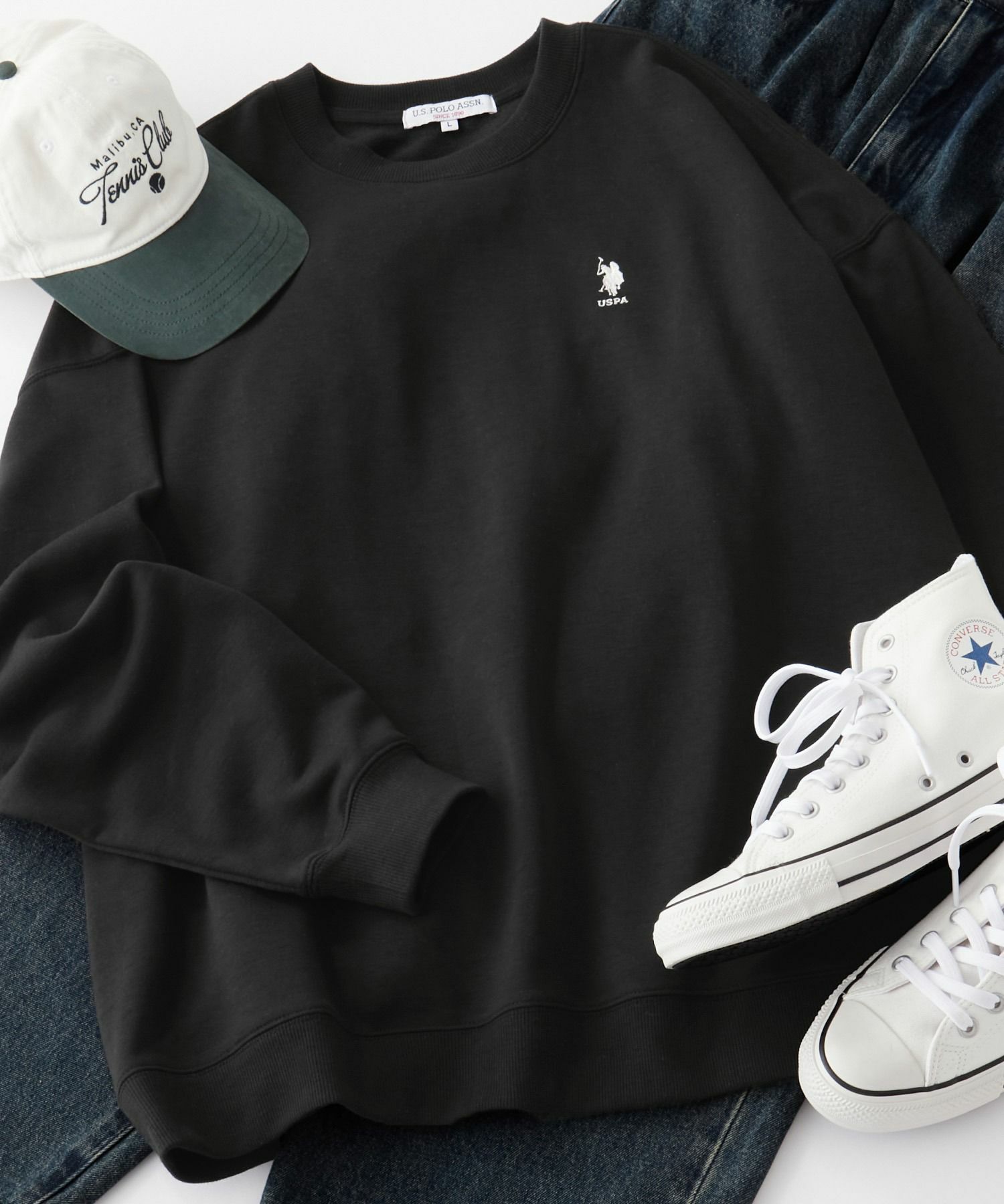 日版 U.S.POLO ASSN. Logo Sweatshirt [SMIlc760]