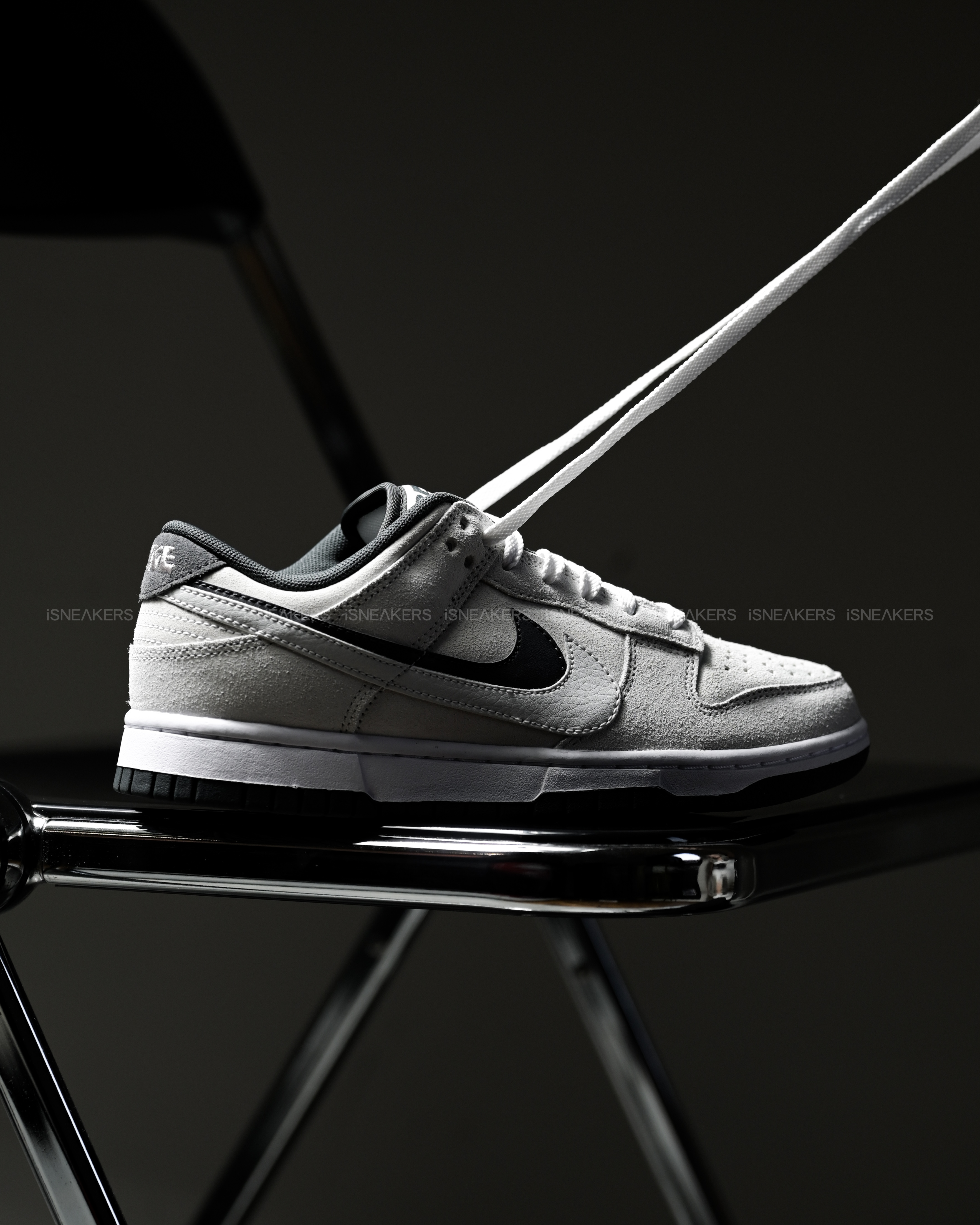 iSNEAKERS｜Nike Dunk Low 85 "Oreo" 黑灰白雙勾麂皮 HV1800-101