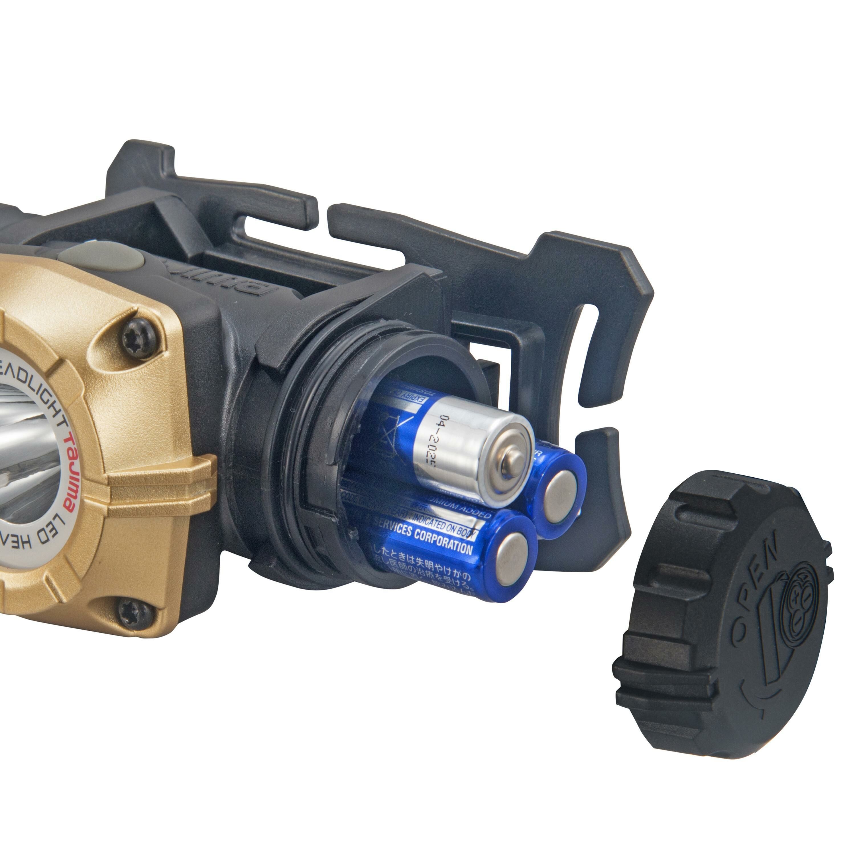 田島 TAJIMA｜日本 LE-M501D 輕量型 LED 頭燈 500流明 防水IPX4 附頭盔掛勾