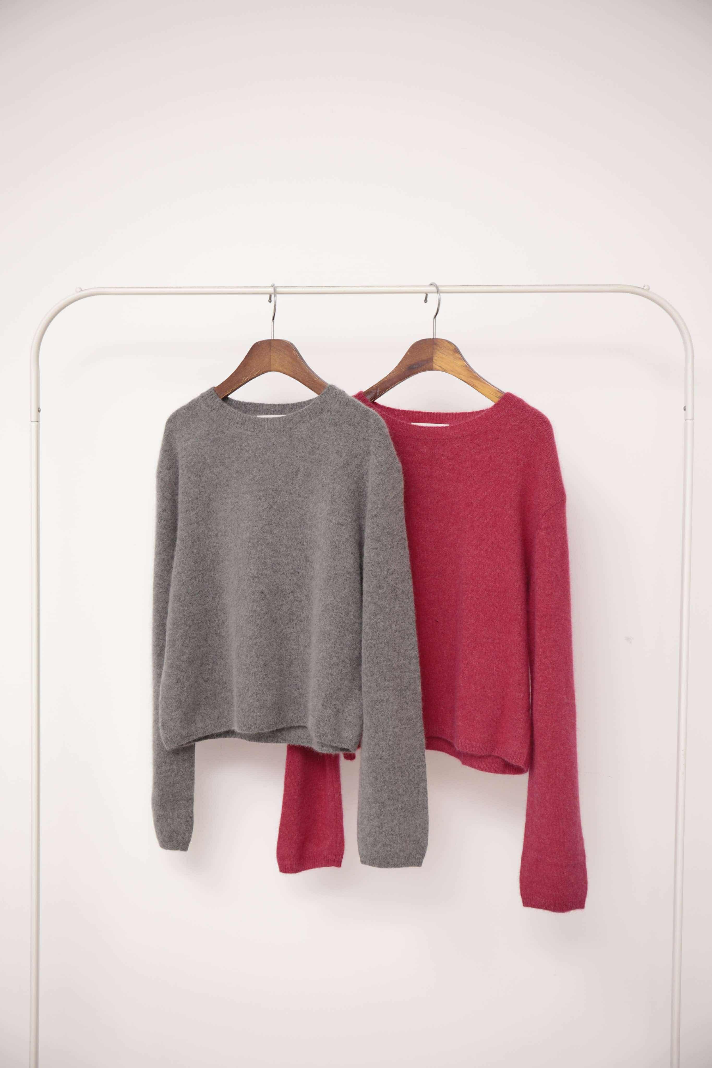 FN16 浣熊毛羊絨圓領毛衣