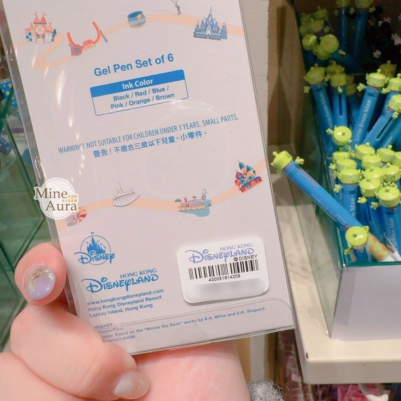 Happy Days 系列 米奇 Mickey 與好友們 圖案 圓珠筆 5入組 -香港迪士尼樂園