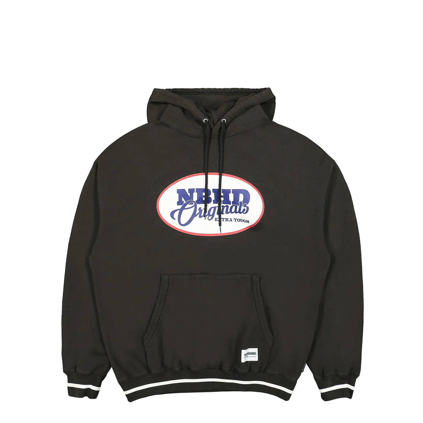 -(B5a01)-NEIGHBORHOOD COLLEGE HOODIE 大學風 帽Ｔ黑色-232FPNH-CSM05