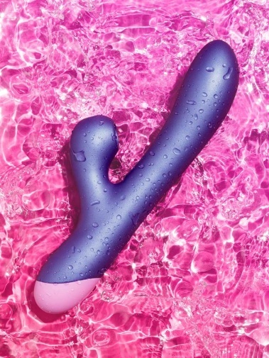 ROMP - Pulse 雙頭吸啜震動按摩棒 - 紫色