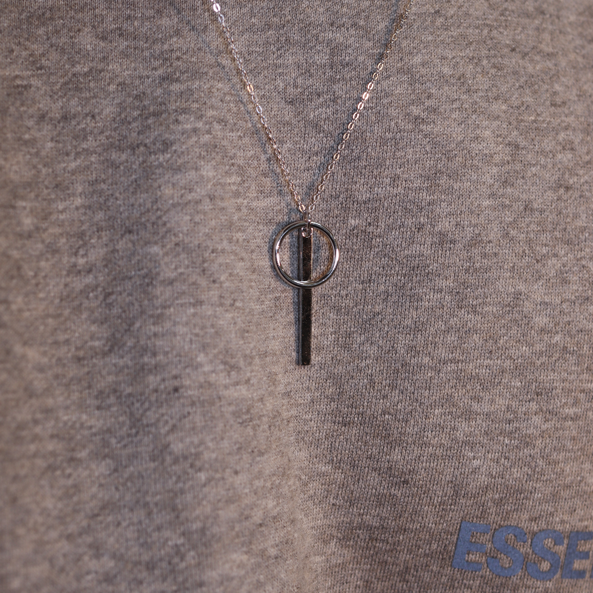 | 925純銀・白金 | 直率項鍊 | NE1267 |