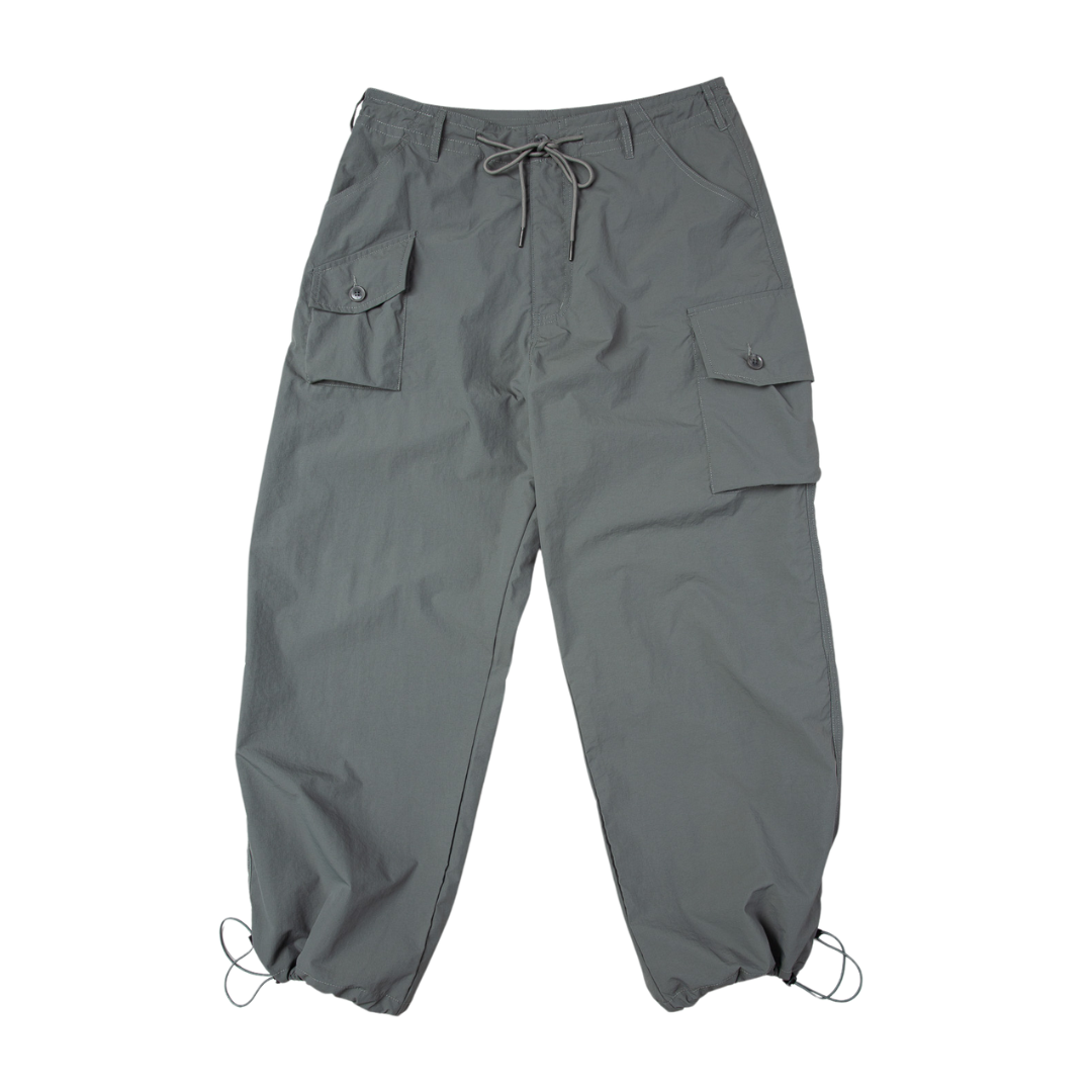 SALE- WIRE 抗撕裂 尼龍 口袋 工裝 山系 長褲 不對稱口袋設計【 FUZY 】- P202512