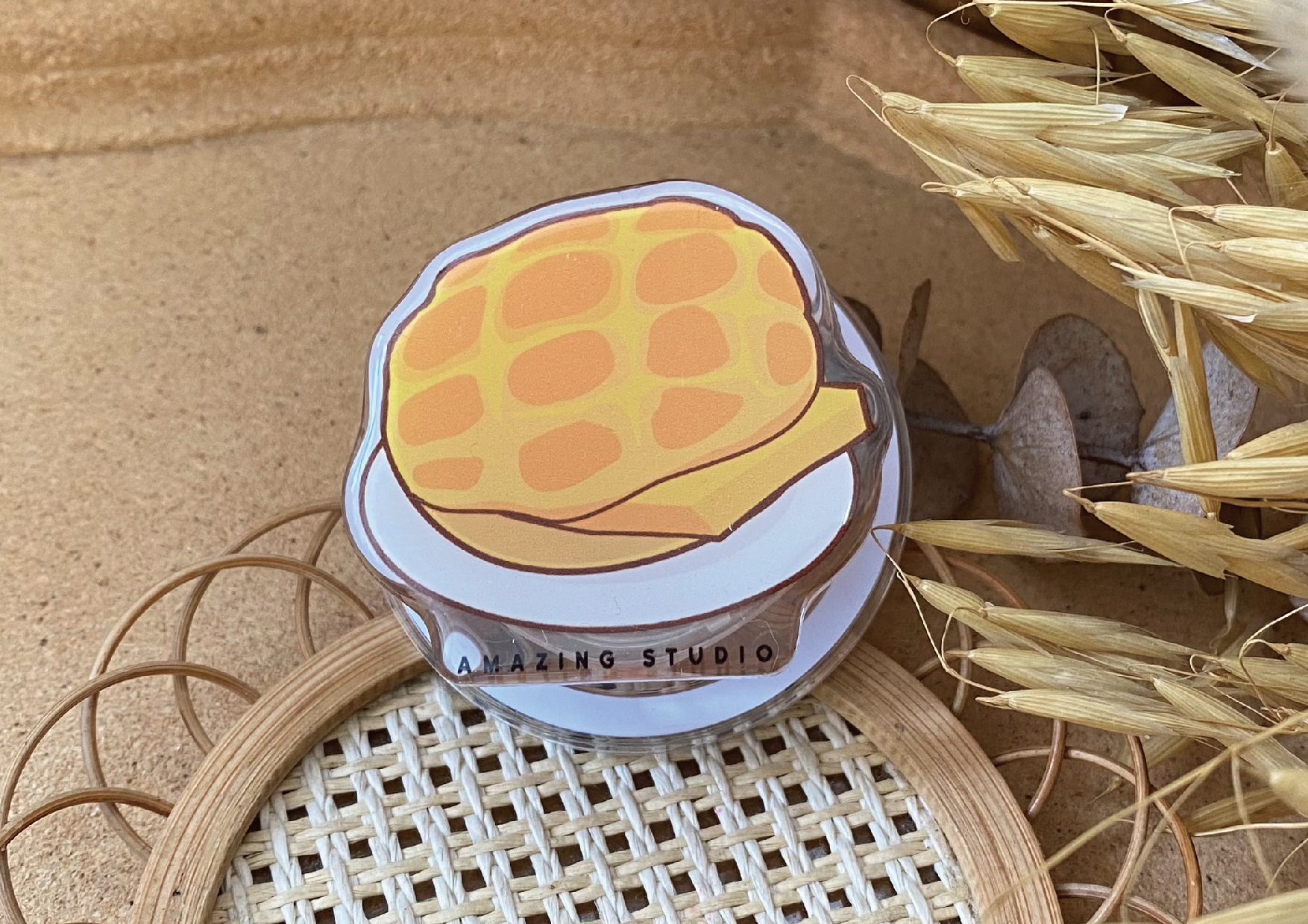 【菠蘿油 】Magsafe磁吸氣囊支架丨Amazing Studio