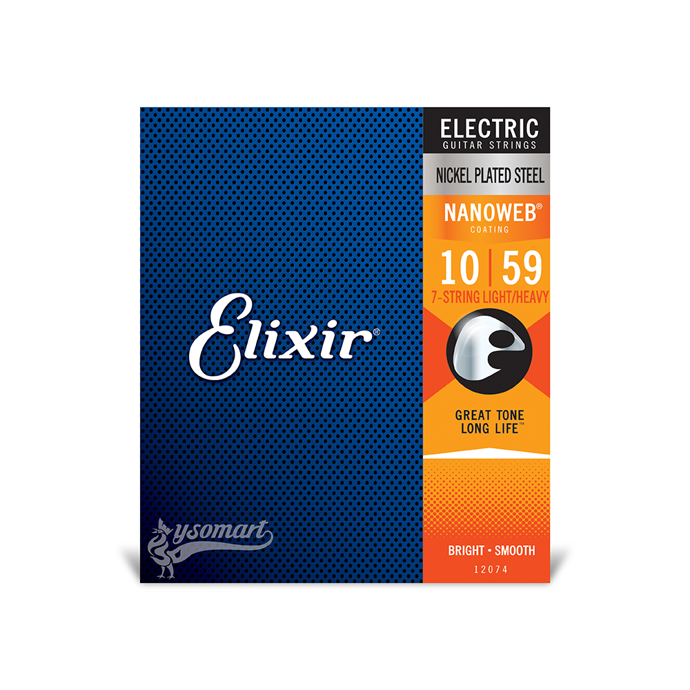 Elixir 電吉他七弦套弦 010-059 Nanoweb 12074