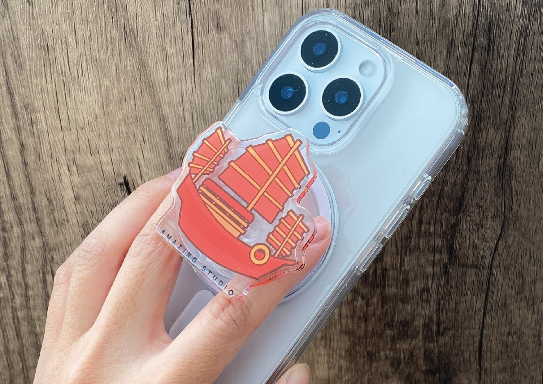 【香港帆船 】Magsafe磁吸氣囊支架丨Amazing Studio