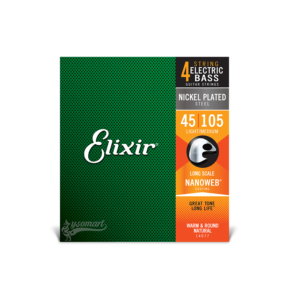 Elixir 電貝斯弦 045-105 Nanoweb 14077